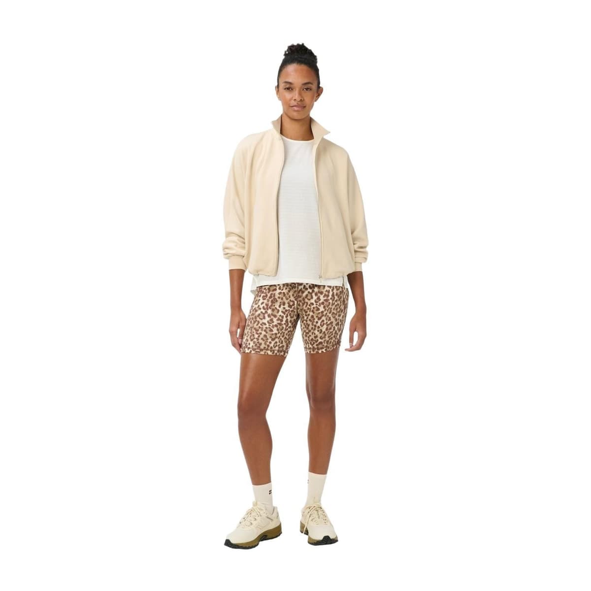Sweaty Betty Power 6 Biker Shorts Kadın Bej Şort