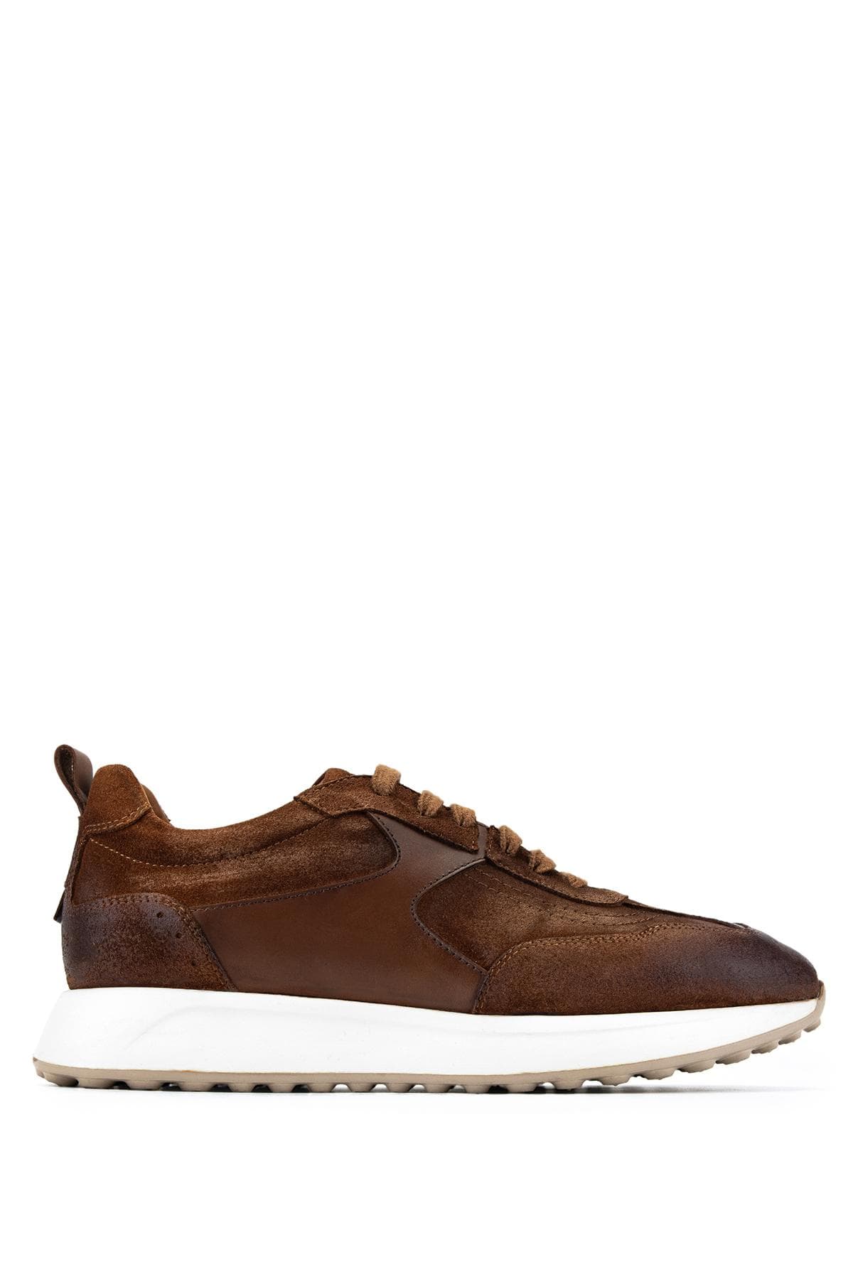 Tamer Tanca Erkek Hakiki Deri Taba Süet Sneakers & Spor Ayakkabı