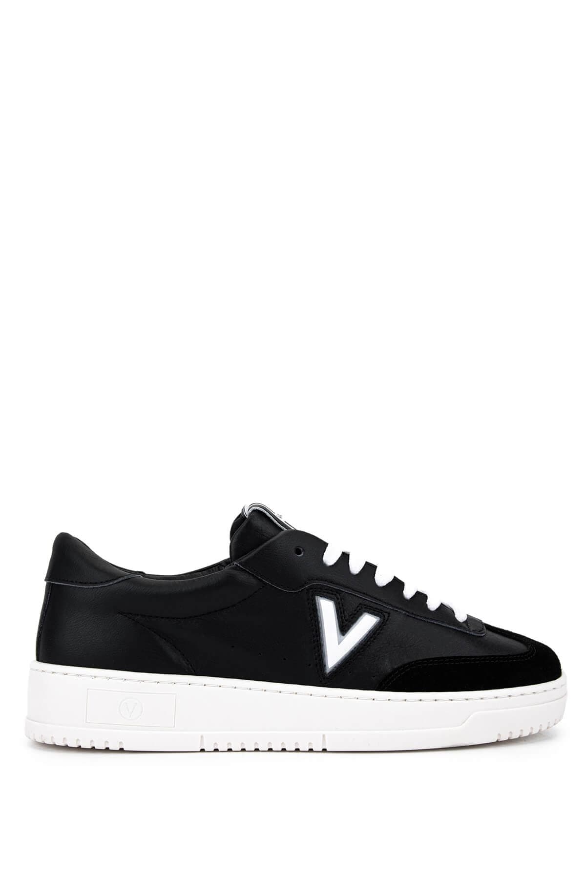 Mario Valentino Kadın Hakiki Deri Siyah/Beyaz Sneakers & Spor Ayakkabı