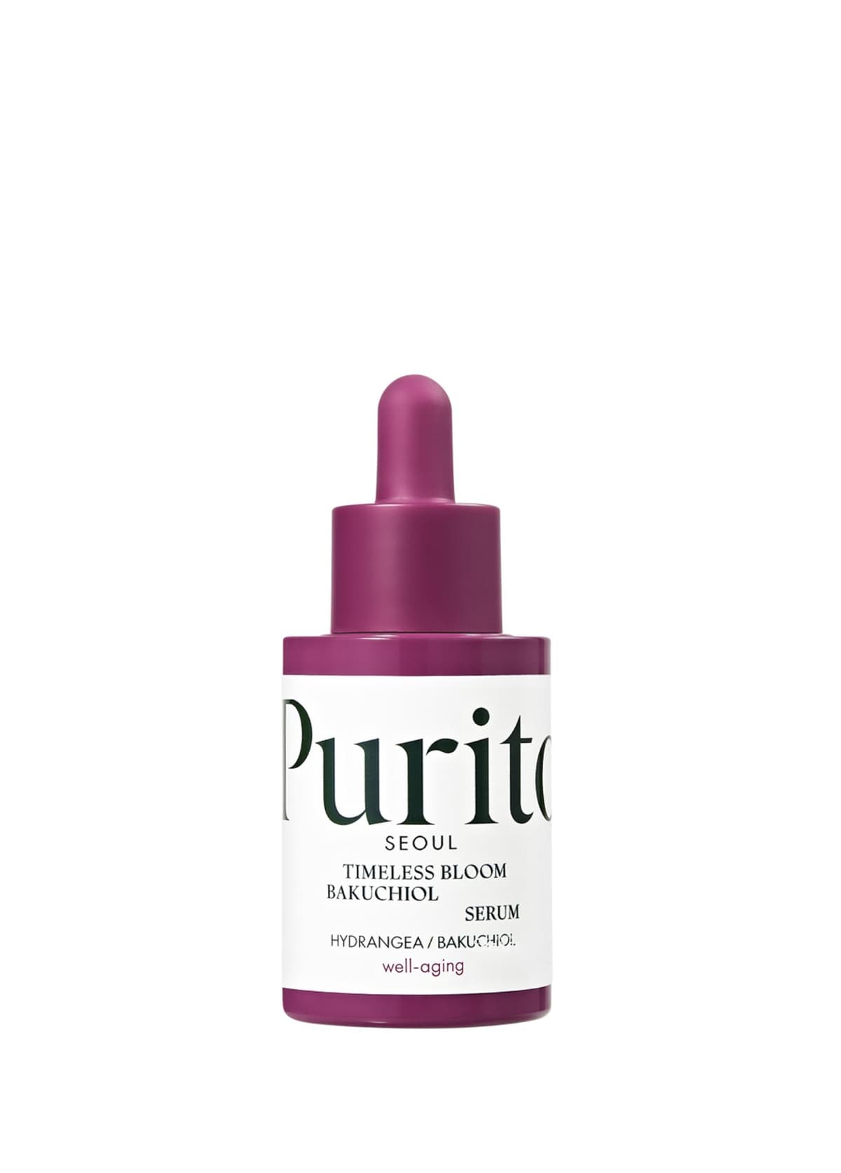 Purito Timeless Bloom Bakuchiol Serum Kırışıklık Karşıtı Dolgunluk Koruyucu Retinol Alternatifi Serum 30ml
