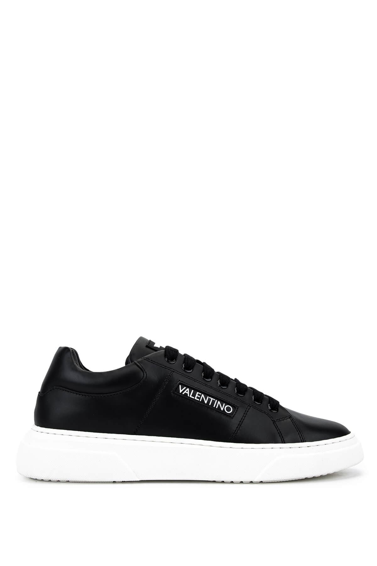 Mario Valentino Unisex Hakiki Deri Siyah Sneakers & Spor Ayakkabı