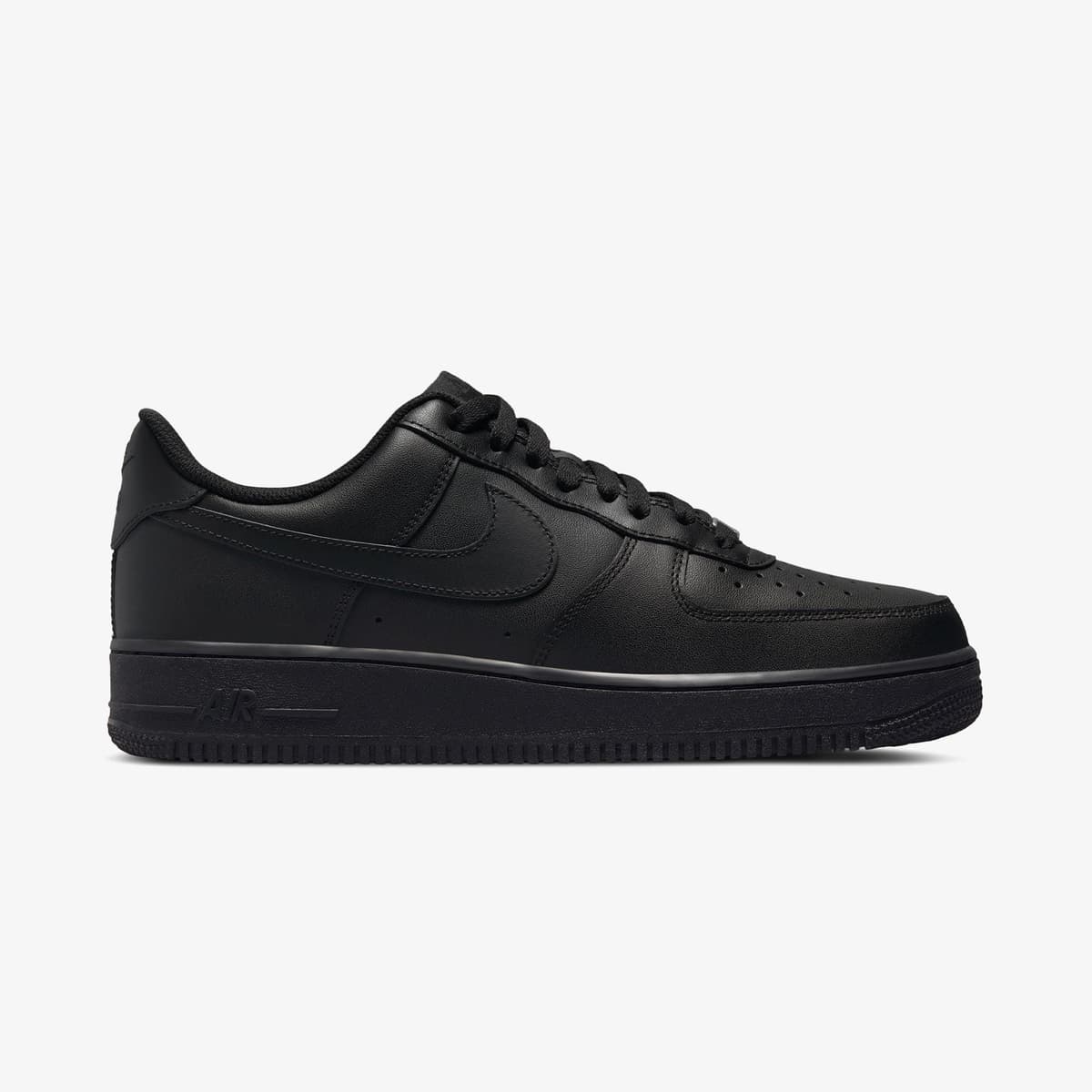 Nike Air Force 1 '07 Erkek Siyah Spor Ayakkabı