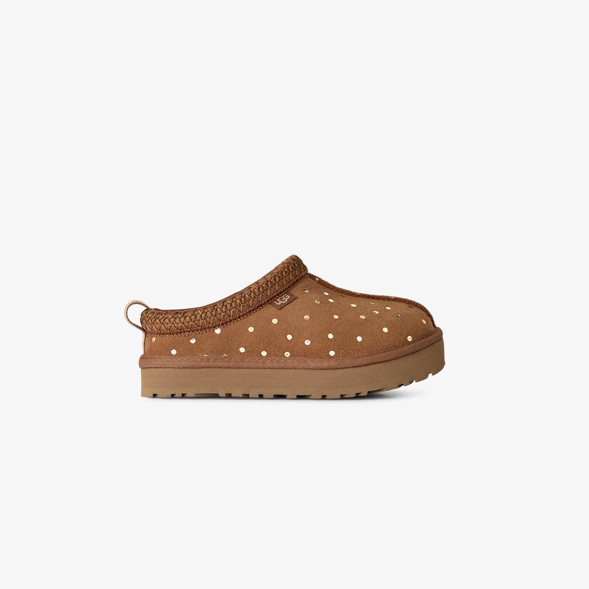 UGG Tazz Shiny Dots Çocuk Taba Terlik