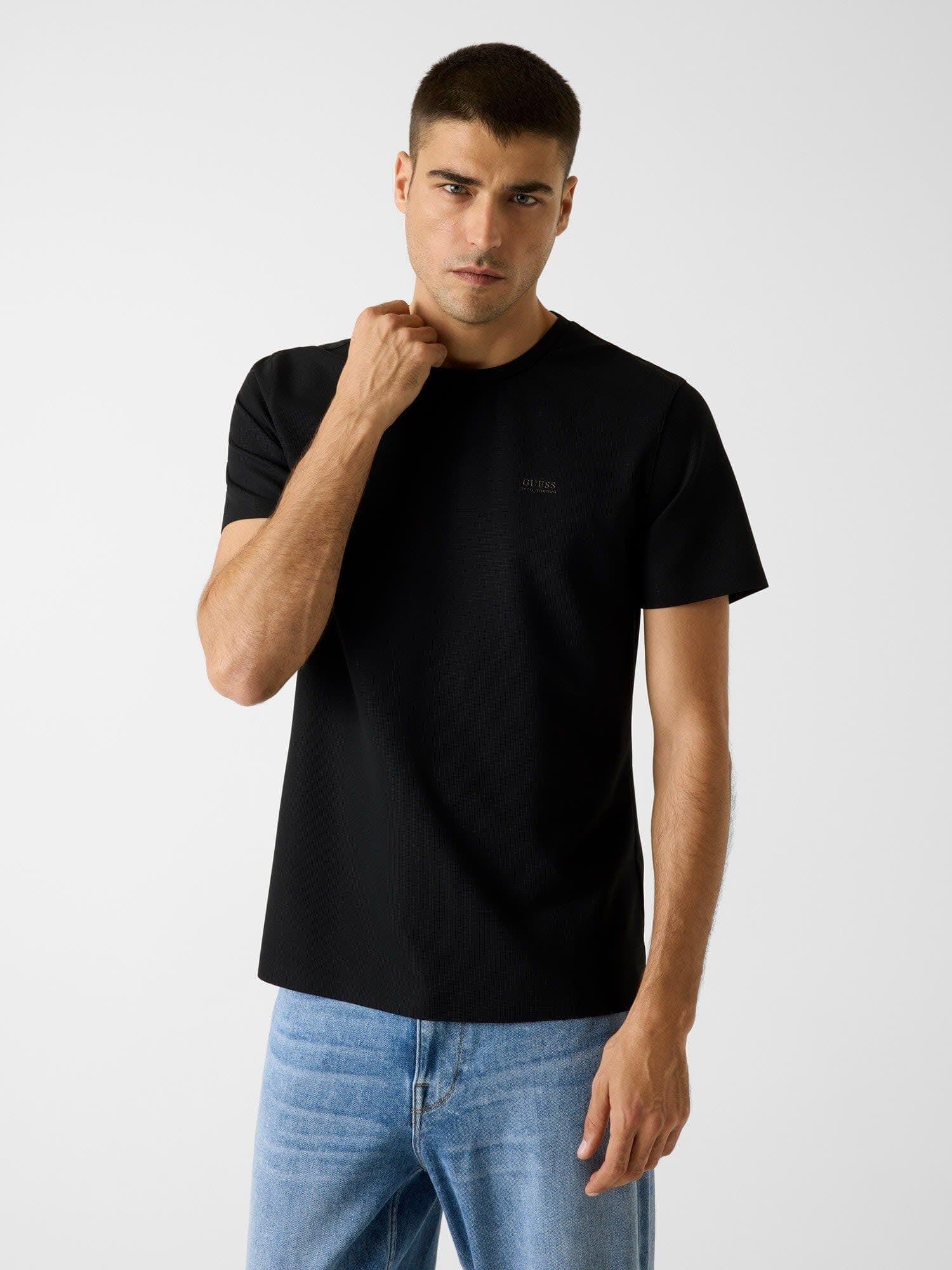 Waffle Erkek Slim Fit T-Shirt