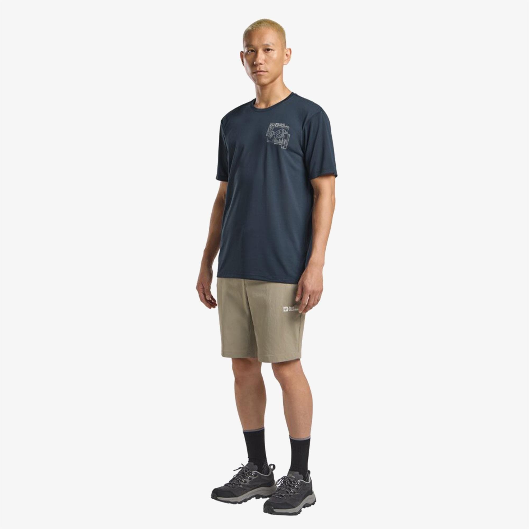 Jack Wolfskin Hikeout Shorts Erkek Bej Şort