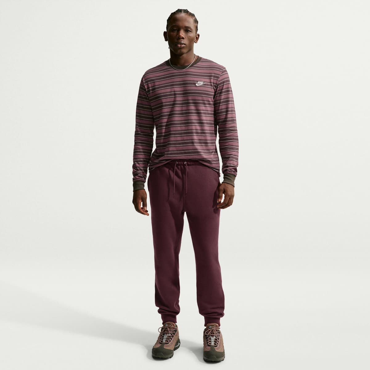 Nike Sportswear Club Erkek Bordo Eşofman Altı
