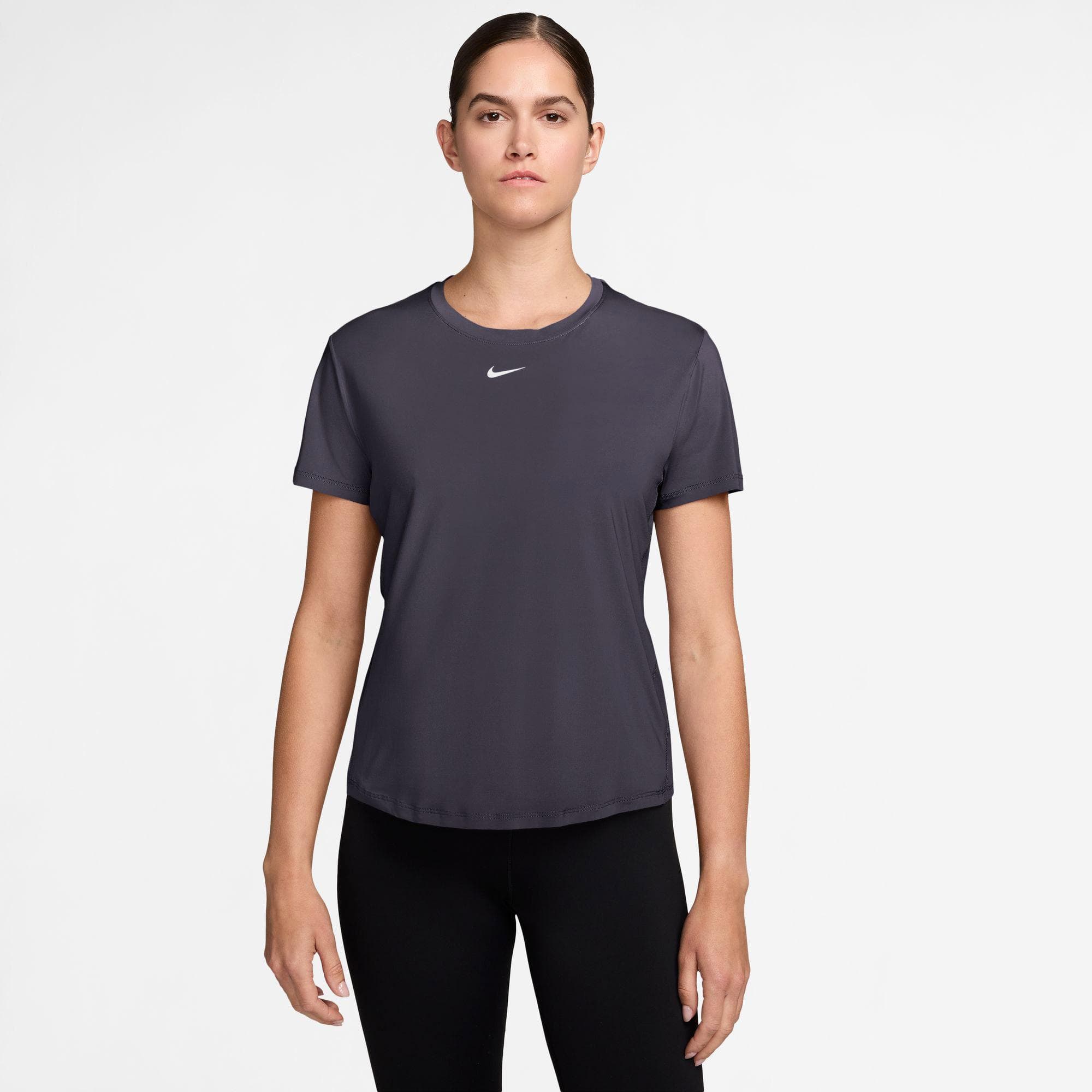 Nike Dri-Fit One Classic Kadın Antrasit T-Shirt