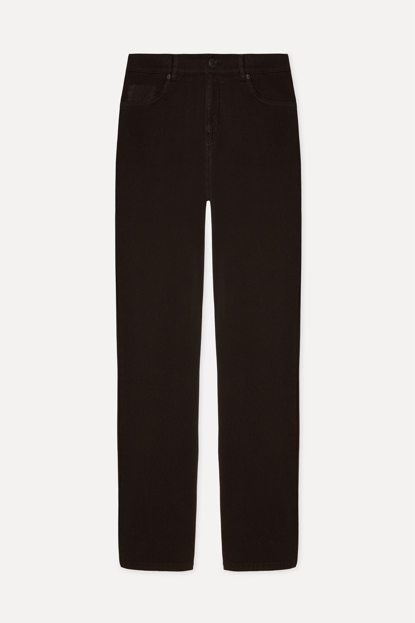 Erkek Kahverengi Slim Straight Fit Pantolon
