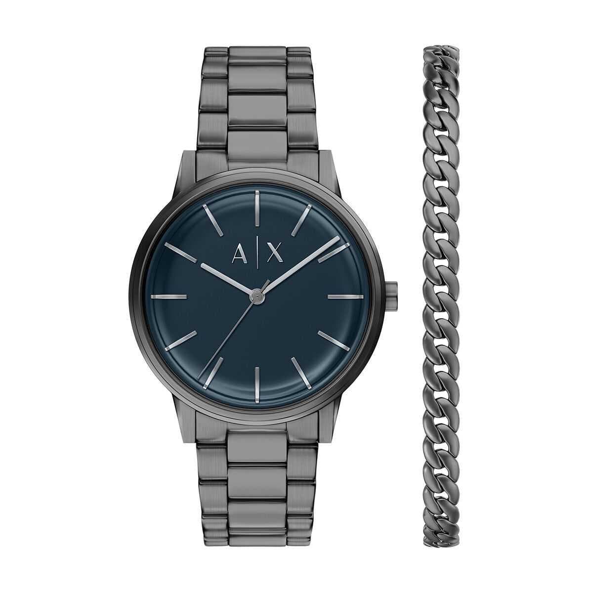 Armani Exchange AX7183SET Erkek Kol Saati ve Bileklik Seti
