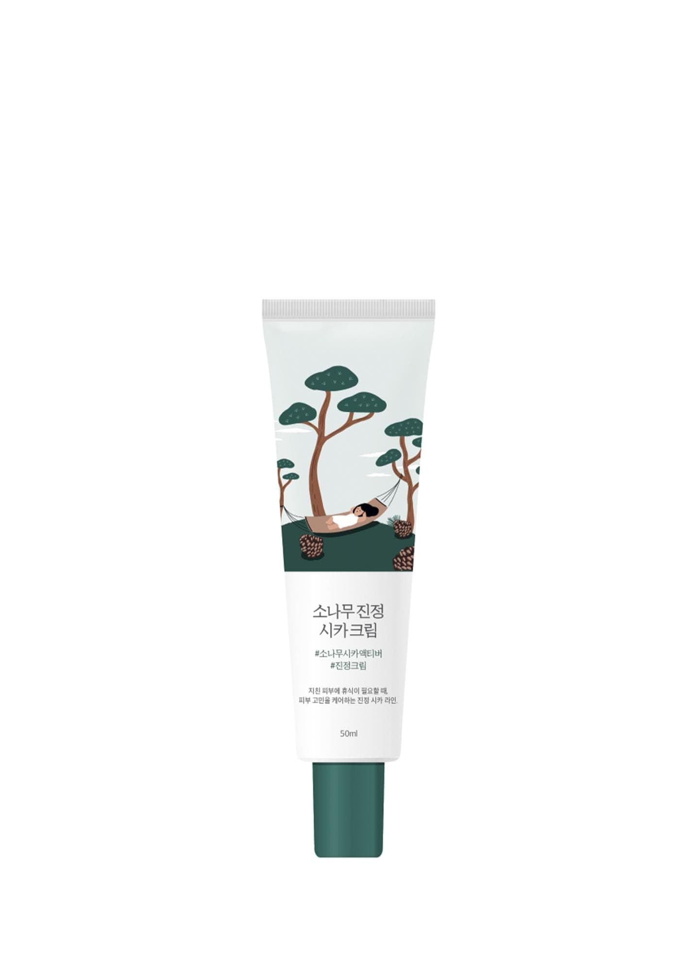 Round Lab Pine Calming Cica Cream Bariyer Koruyucu ve Stres Karşıtı Çam Özlü Cica Yüz Kremi 50 ml