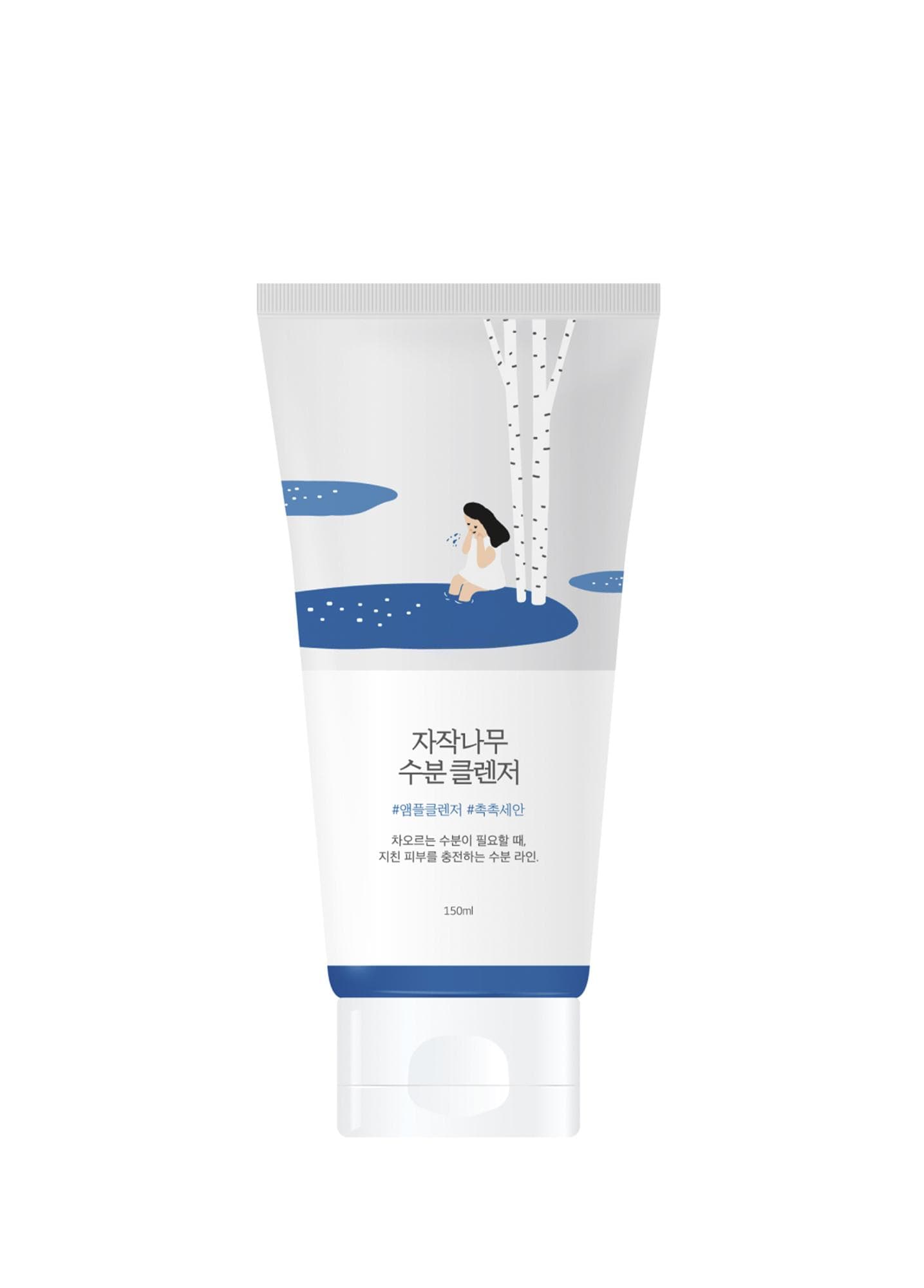 Round Lab Birch Juice Moisturizing Cleanser Ölü Deri Giderici Cilt pH Uyumlu Huş ve Mugwort Özlü Temizleyici 150 ml
