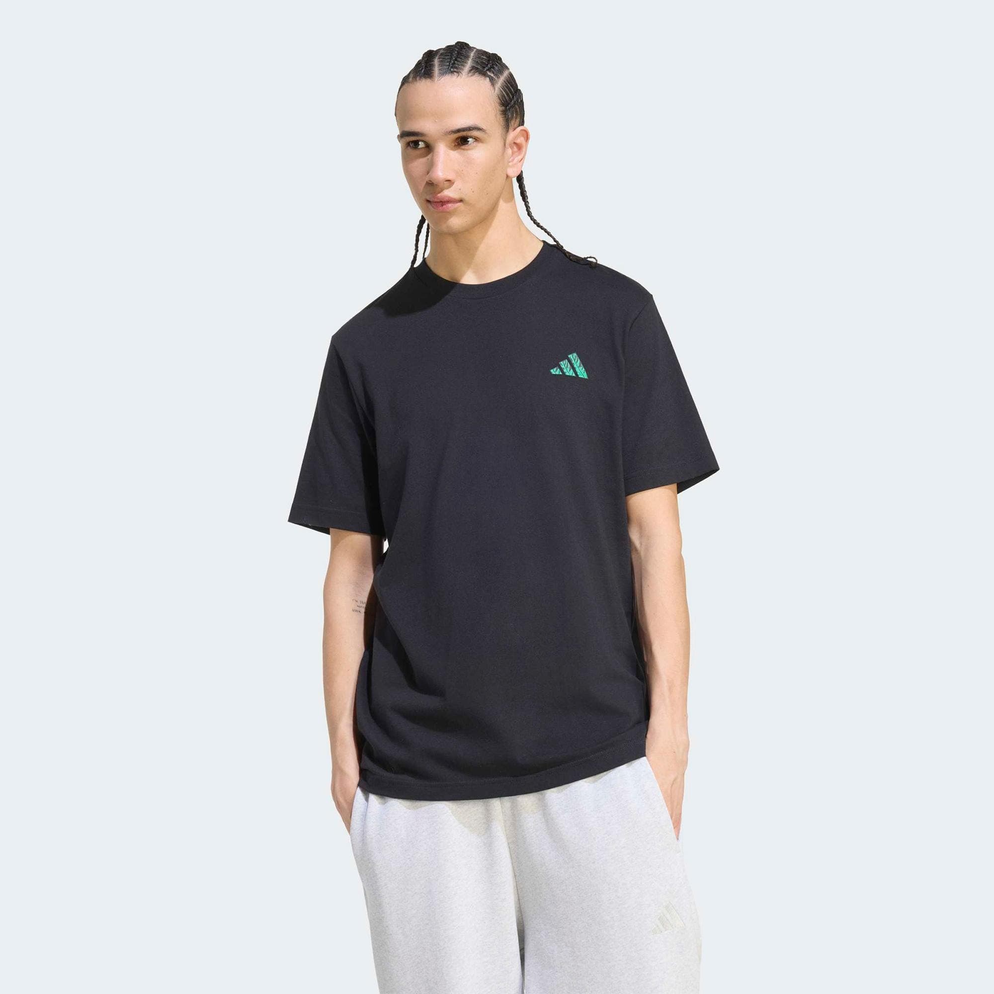 adidas Tst Pst T Erkek Siyah T-Shirt