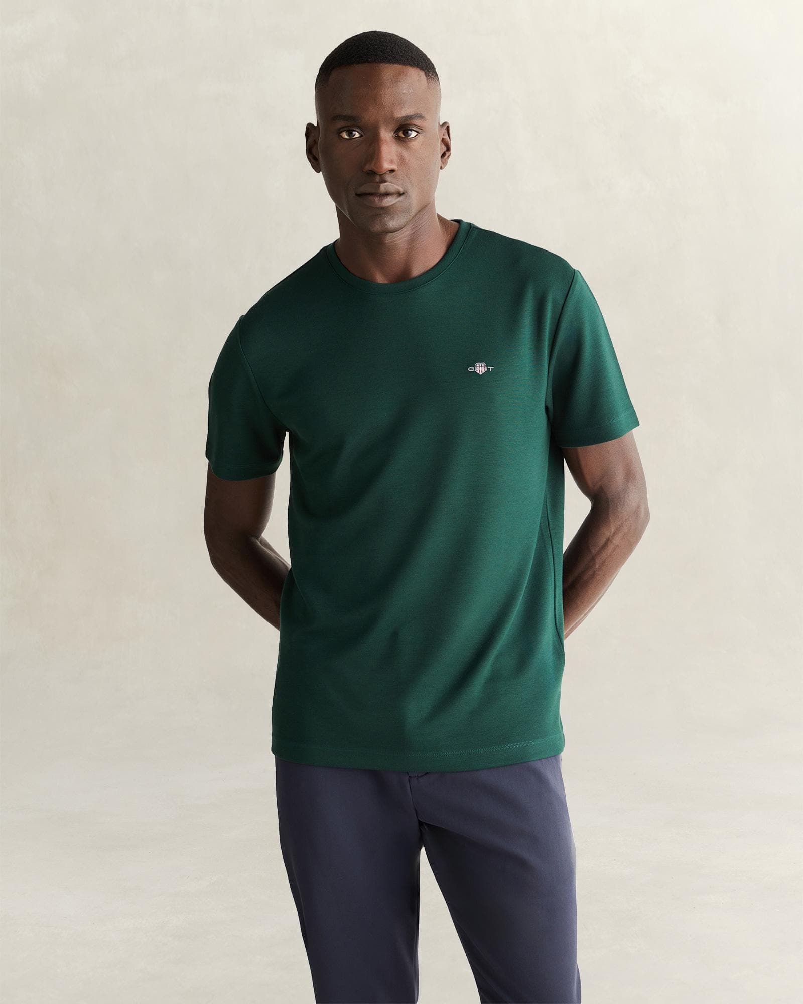 GANT Erkek Yeşil Regular Fit T-Shirt