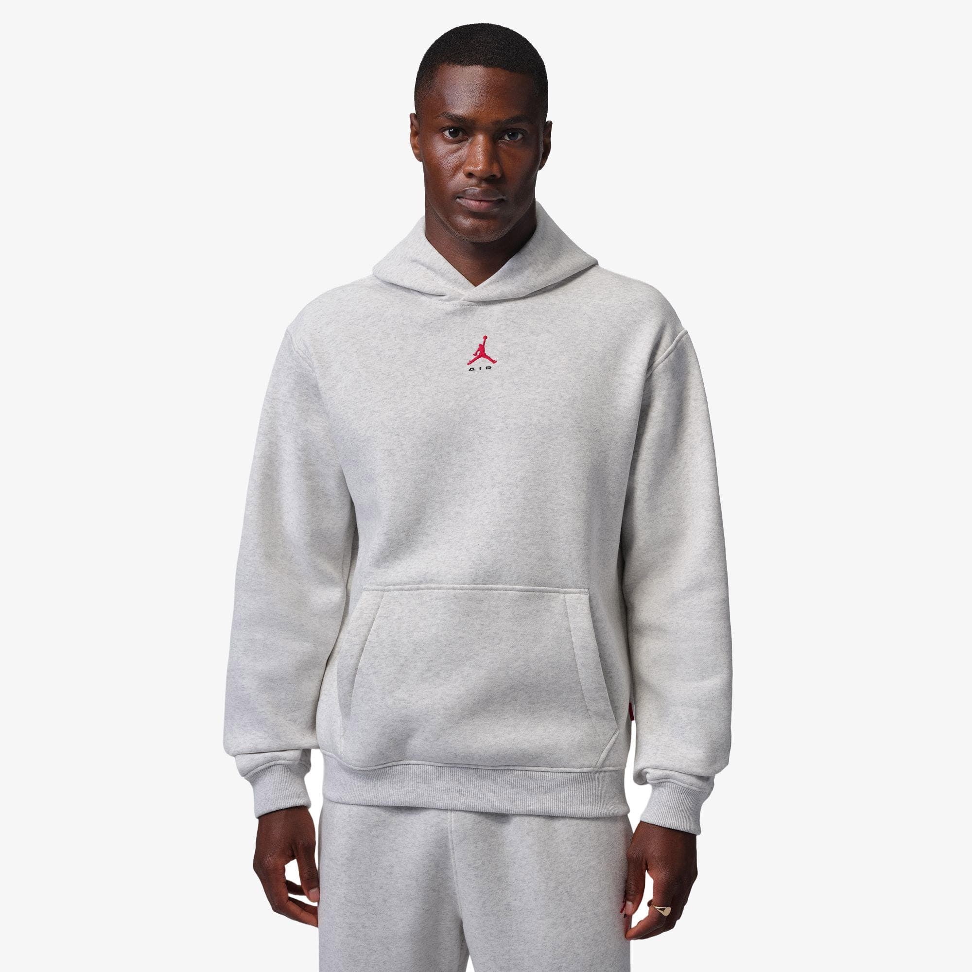 Jordan Brooklyn Erkek Gri Hoodie