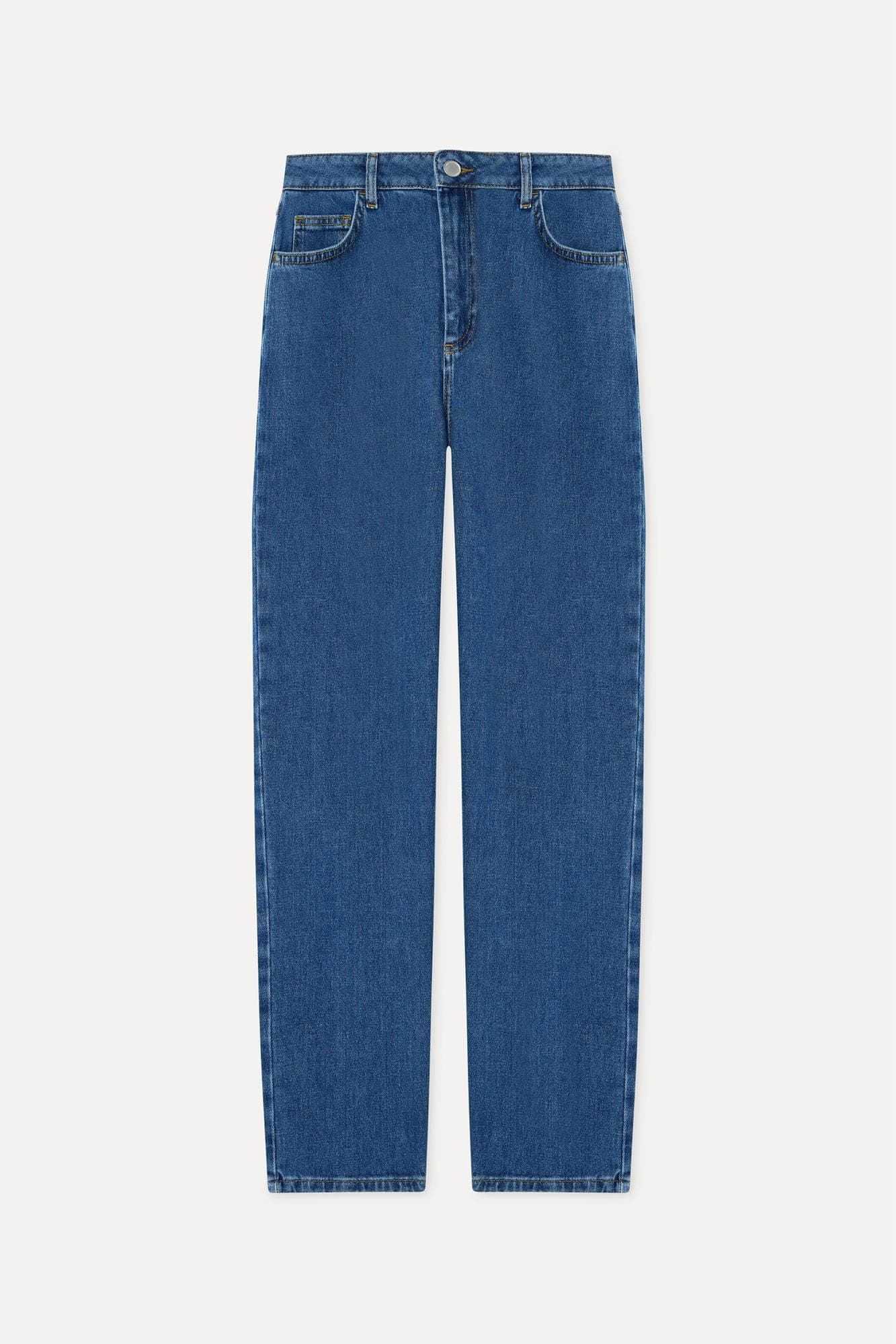 Kadın İndigo Straight Fit Pantolon