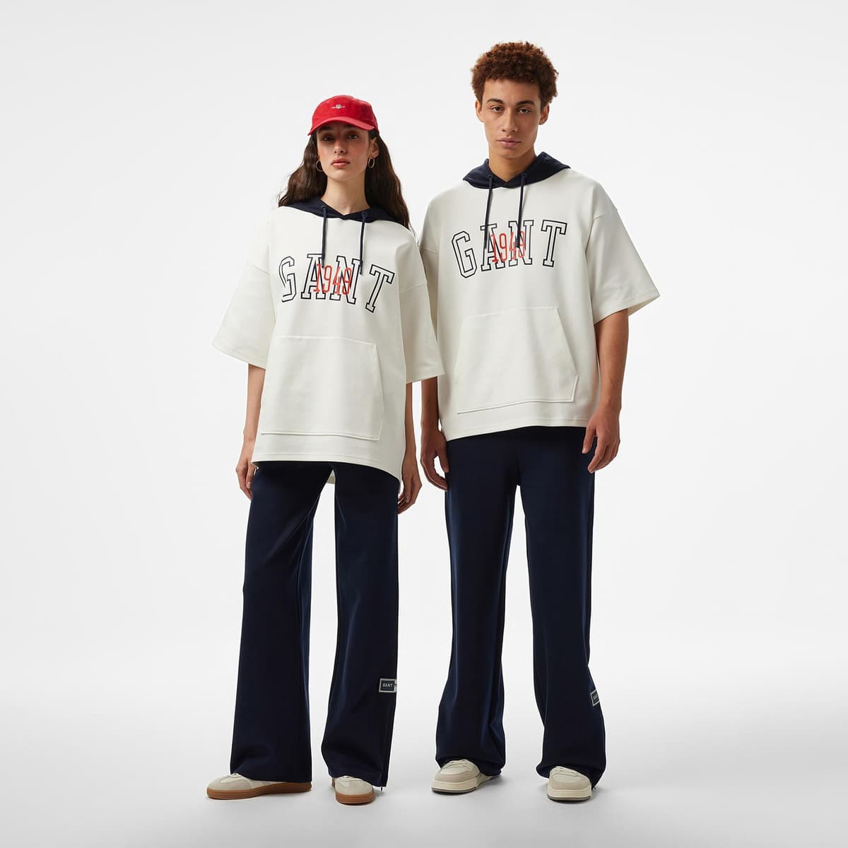 Hoss X Gant New Generation Unisex Beyaz Sweatshirt