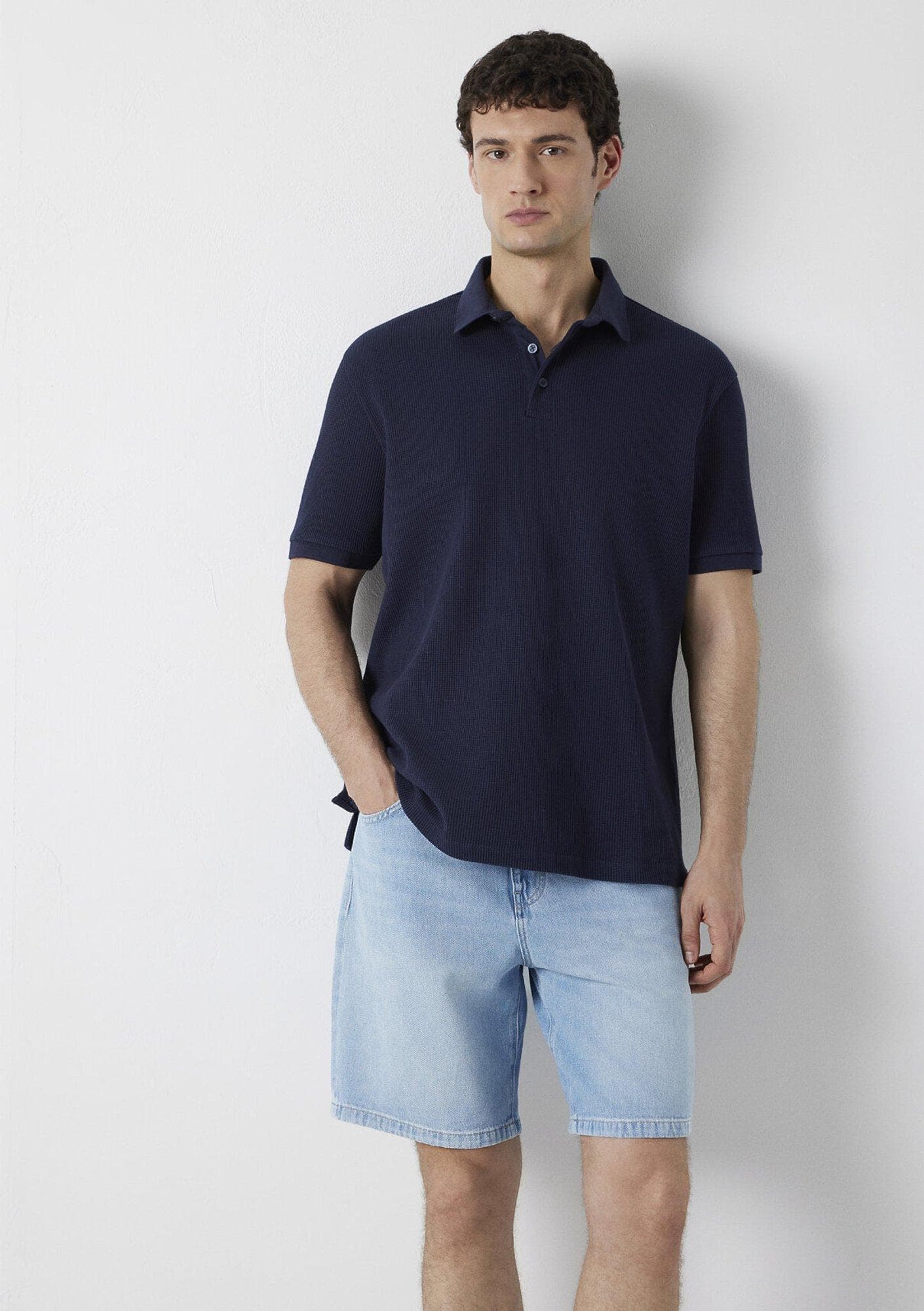 Mavi Dokulu Lacivert Polo Tişört Regular Fit / Normal Kesim 0612824-70490