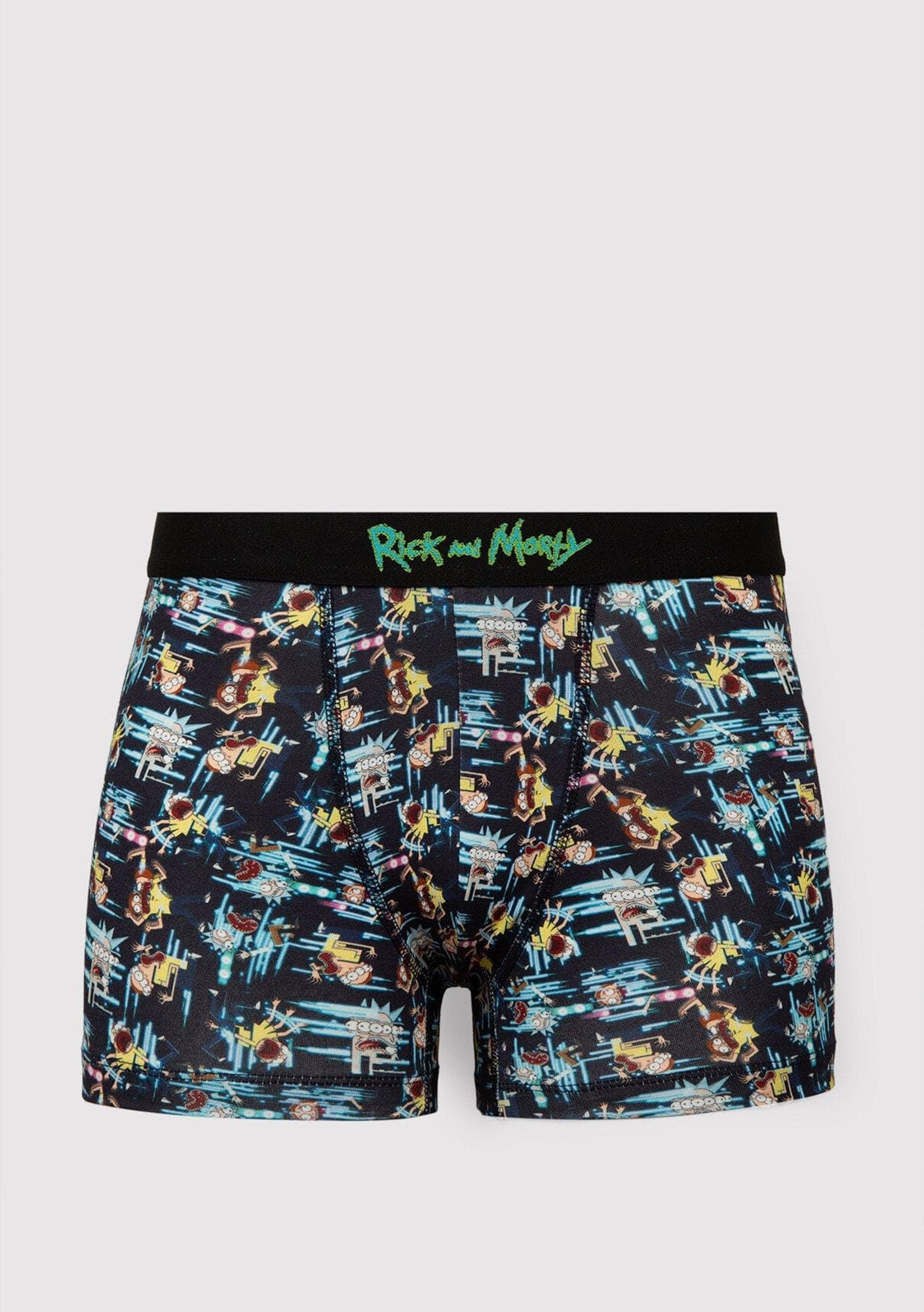 Mavi Rick and Morty Baskılı Lacivert Boxer 0912454-30217