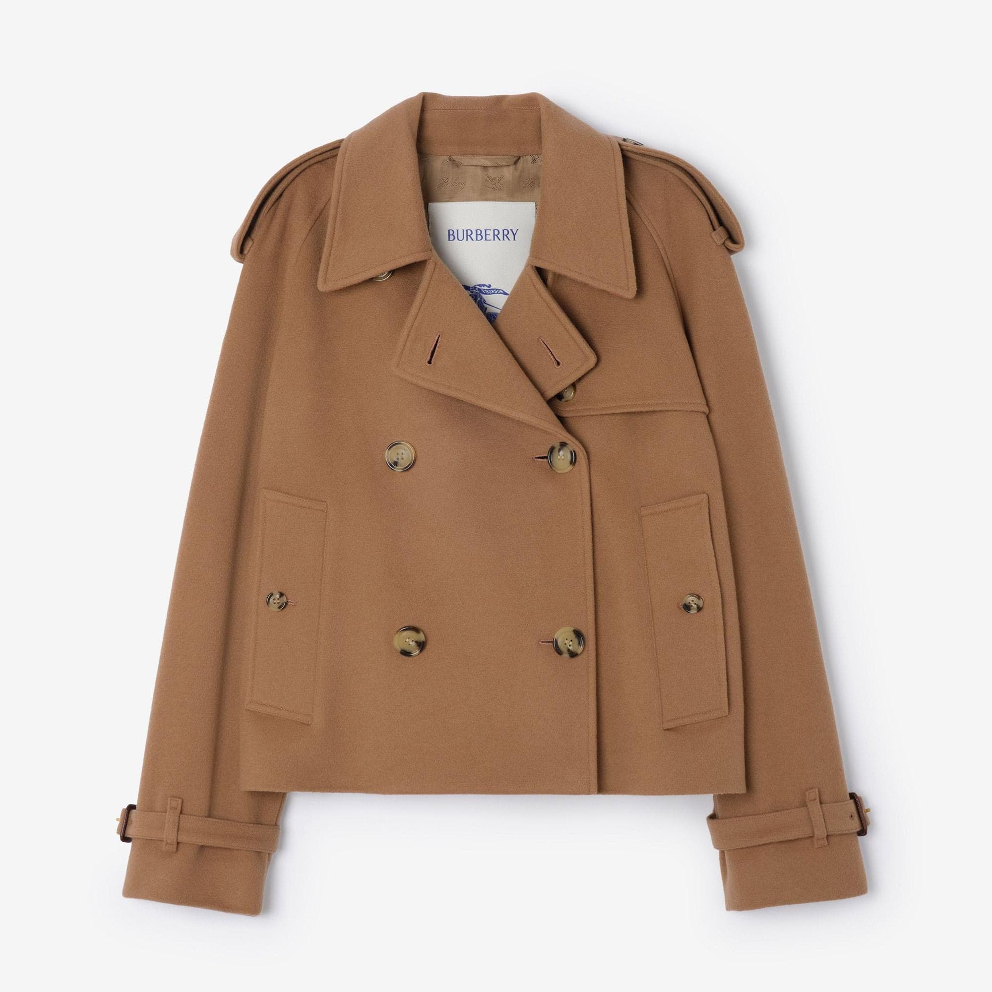 Burberry Mayfair Cashmere Kadın Kahverengi Kaban
