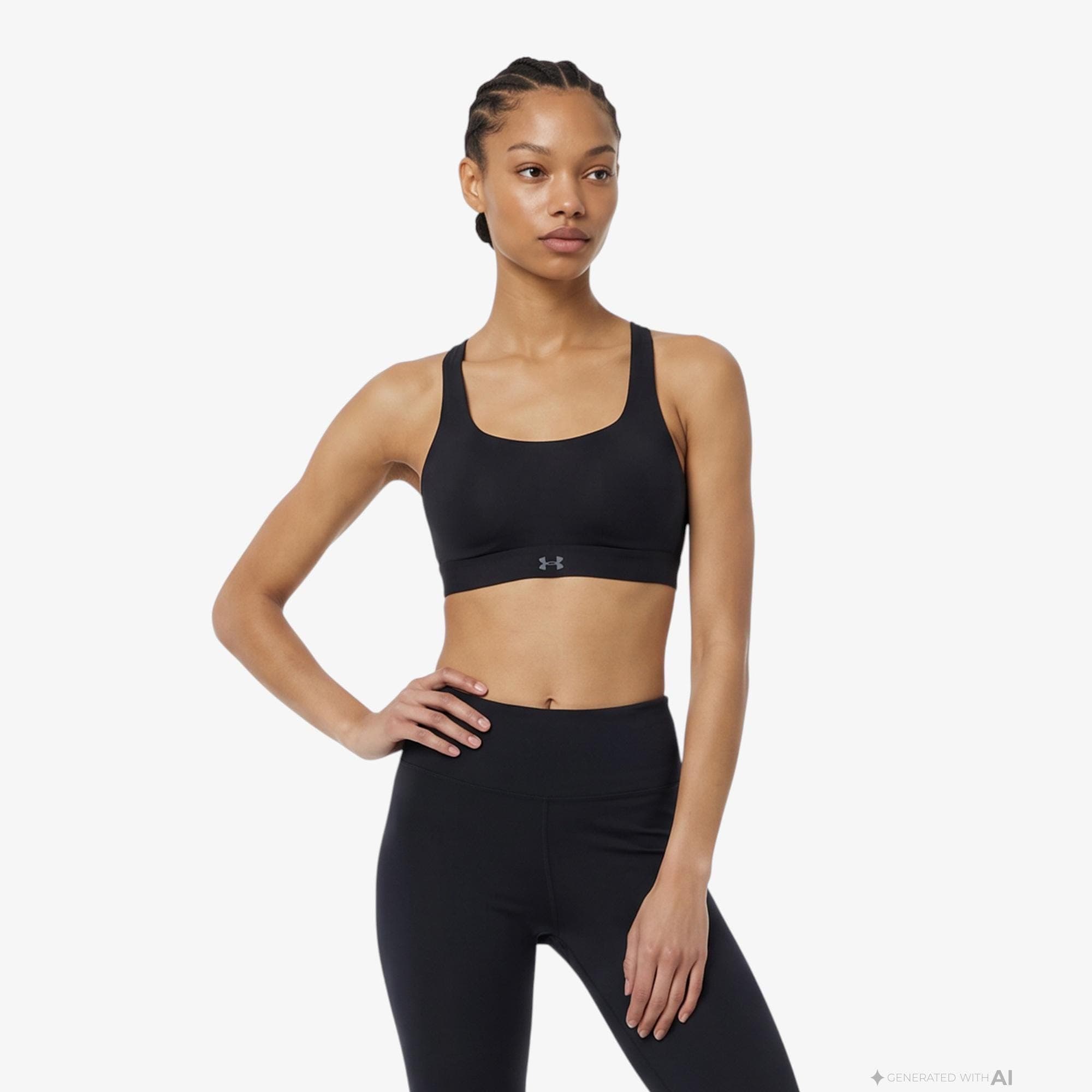 Under Armour Ua Effortless High Bra Kadın Siyah Bra