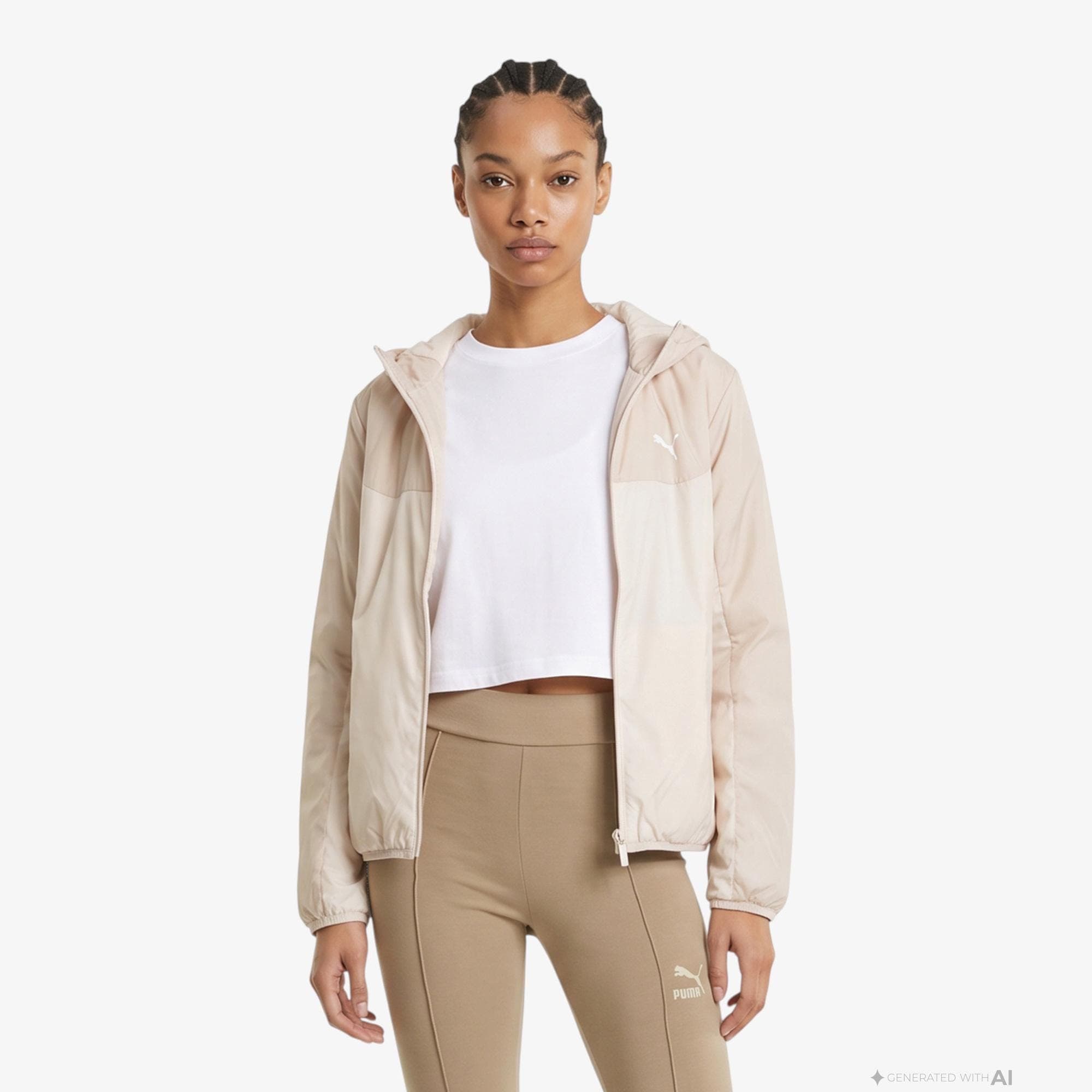 Puma Essentials Kadın Krem Mont