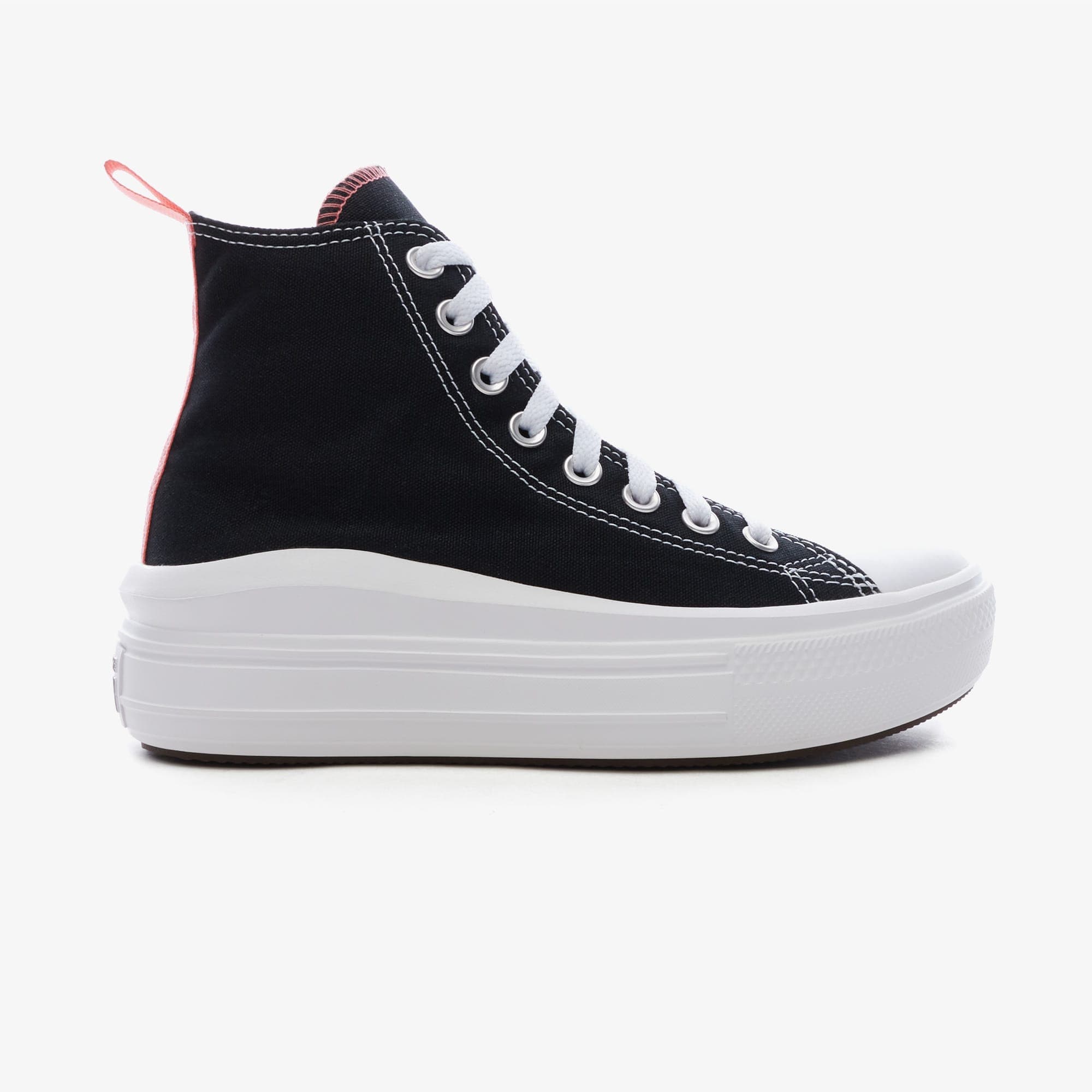 Converse Chuck Taylor All Star Move Canvas Platform Çocuk Siyah Sneaker