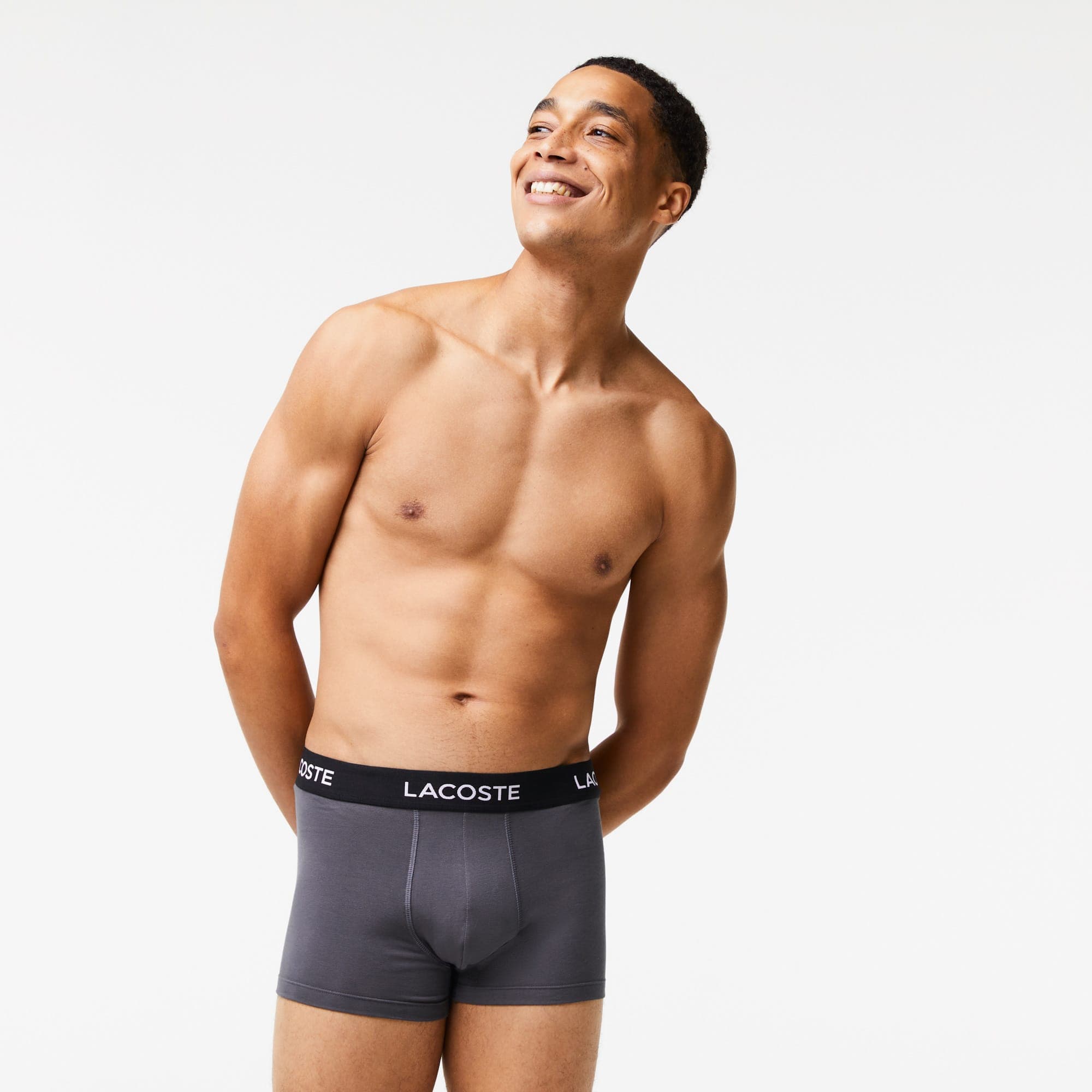 Lacoste Core Erkek Gri Boxer