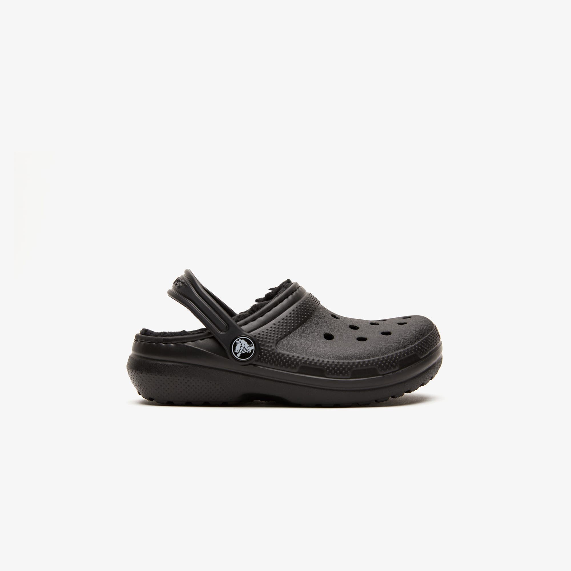 Crocs Classic Lined Clog Çocuk Siyah Terlik