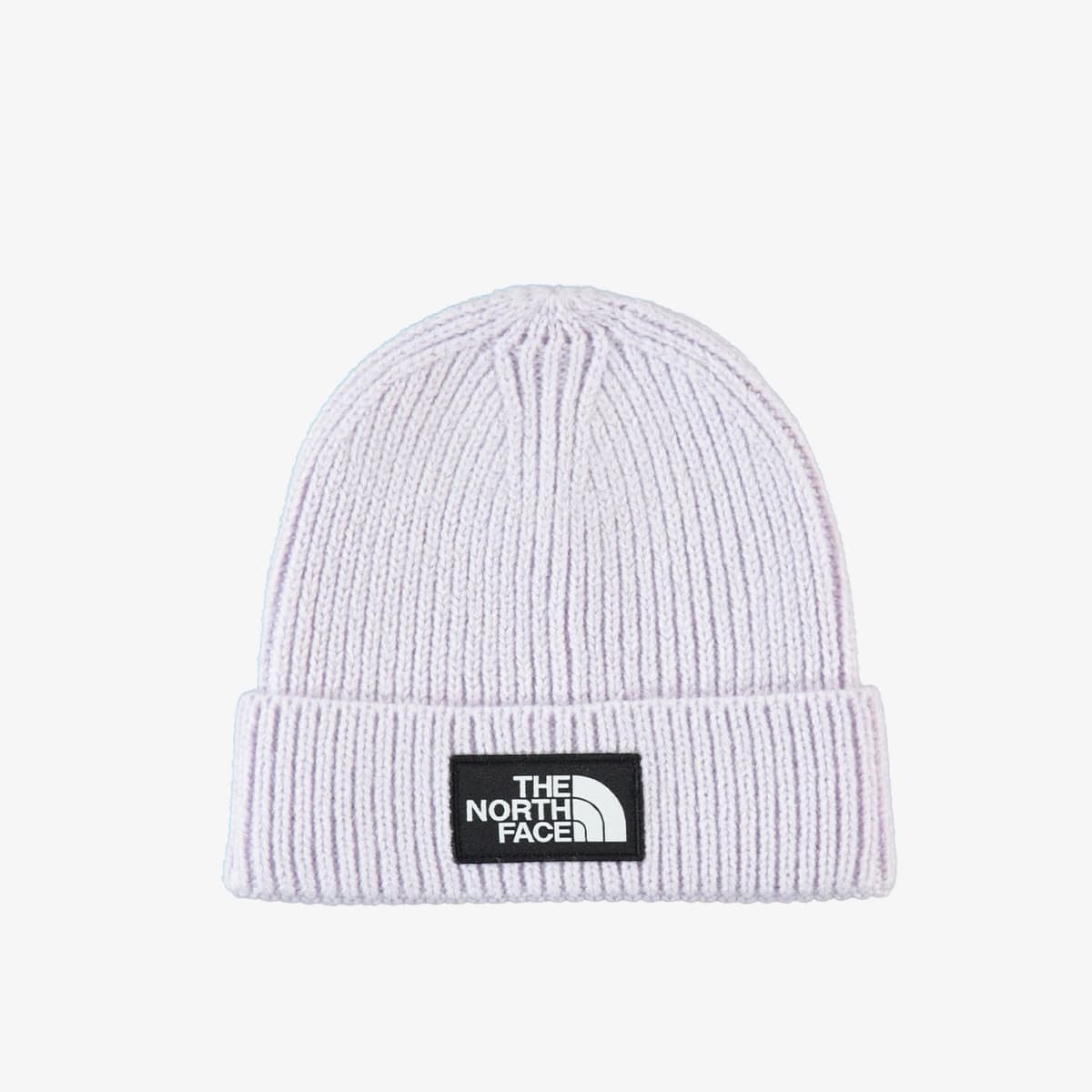 The North Face Logo Box Cuffed Unisex Beyaz Bere