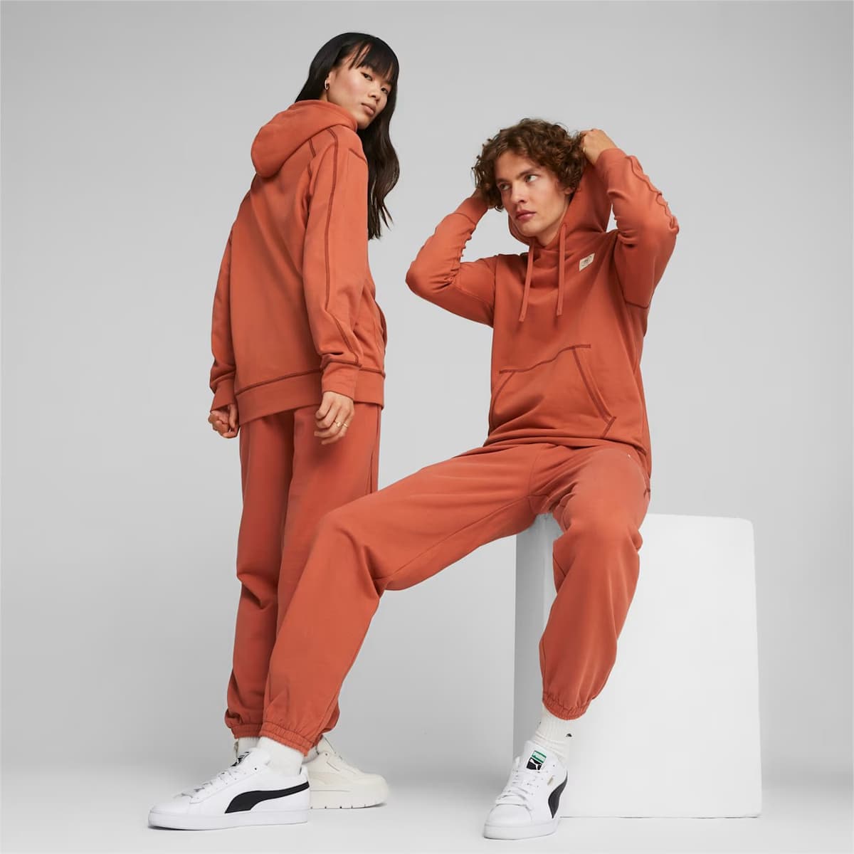Puma Classics Kadın Turuncu Hoodie