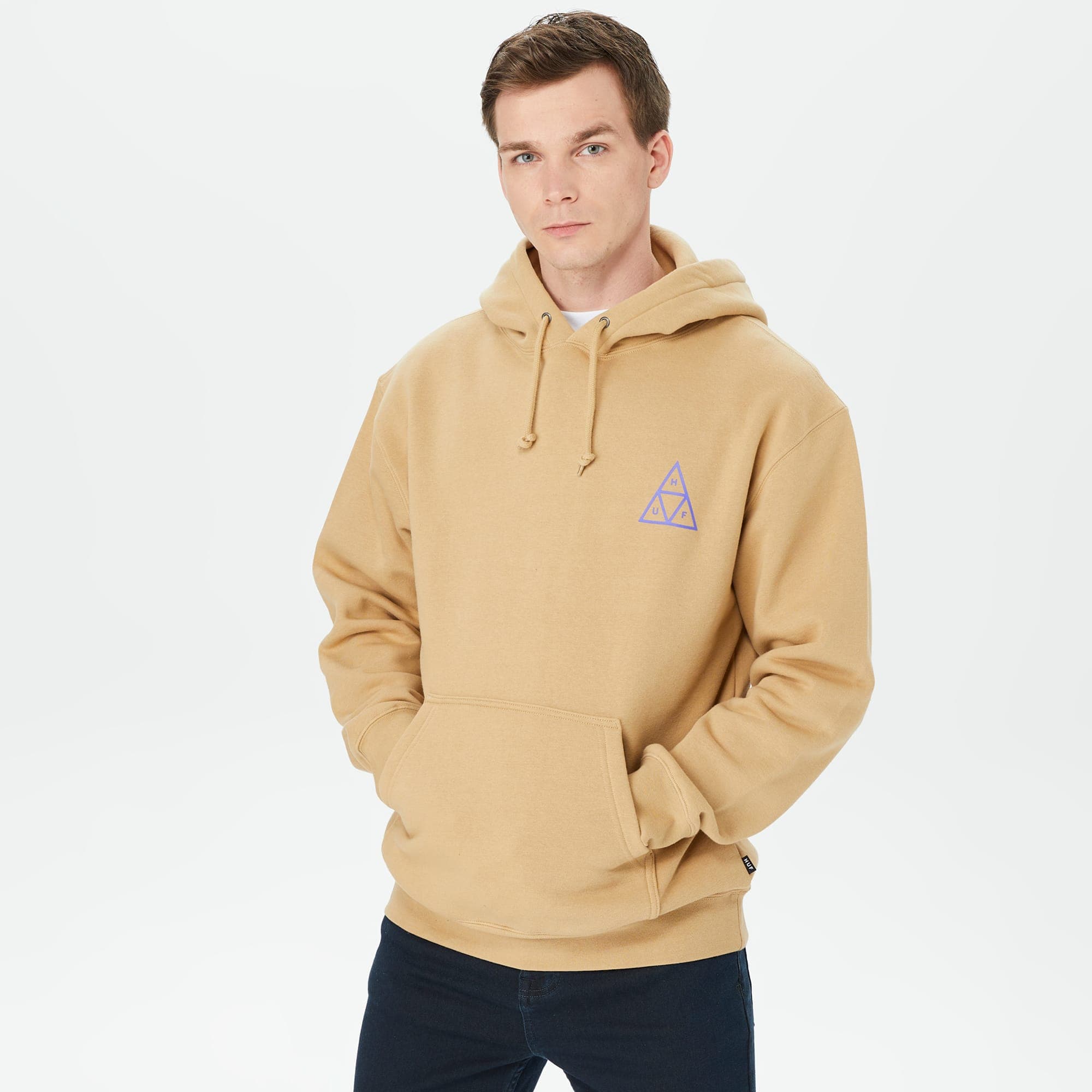 HUF Set Tt Erkek Bej Hoodie