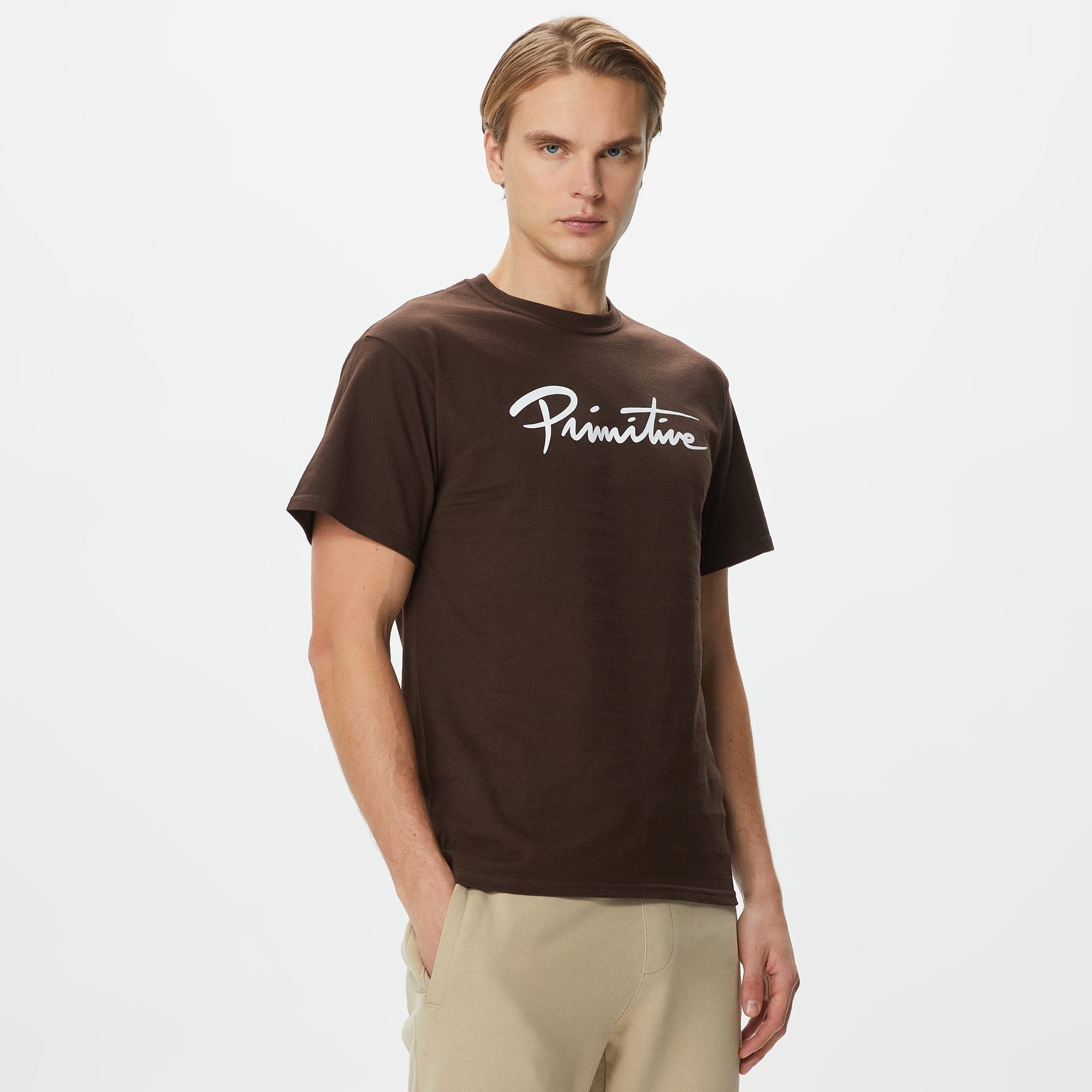 Primitive Nuevo Erkek Kahverengi T-Shirt