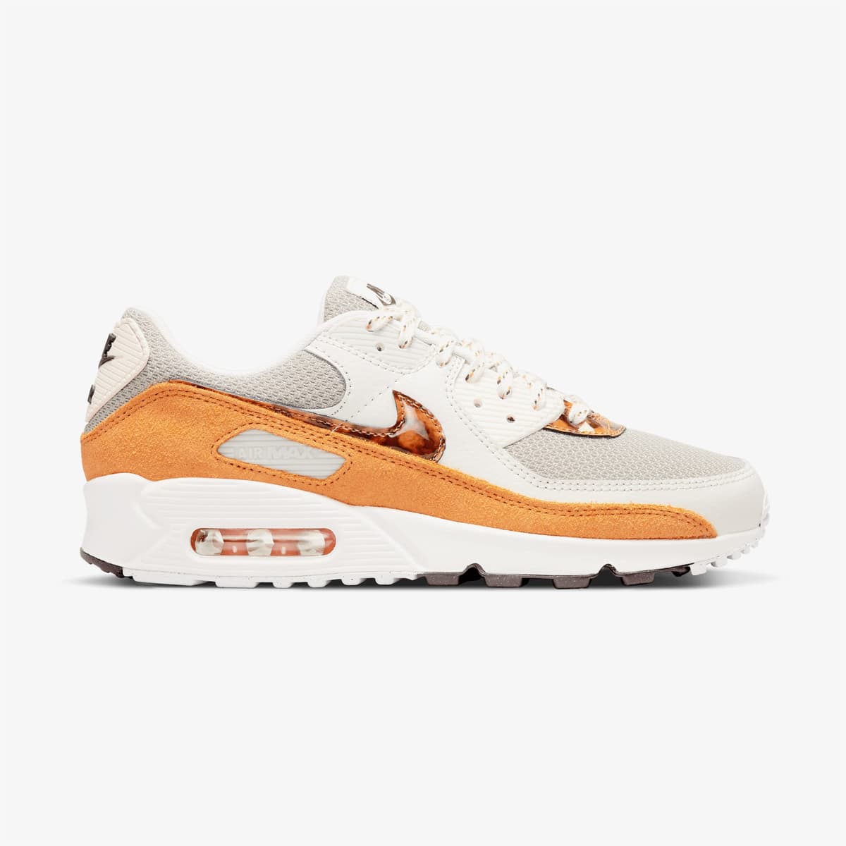 Nike Air Max 90 Kadın Krem/Turuncu Spor Ayakkabı