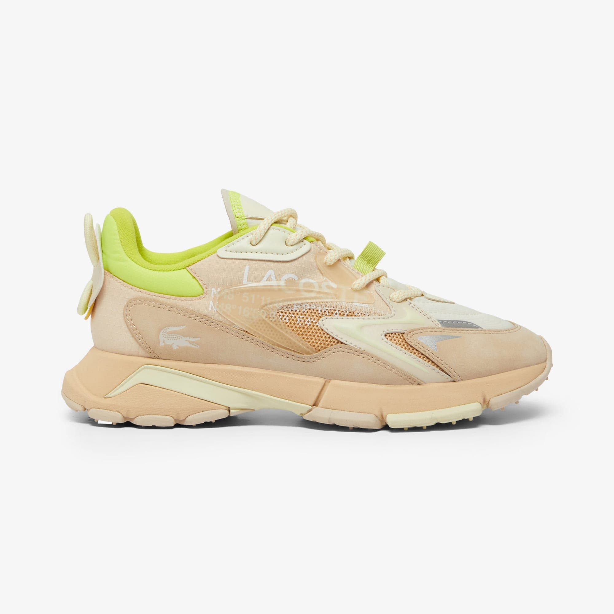 Lacoste L003 Neo Tech Erkek Bej/Sarı Spor Ayakkabı