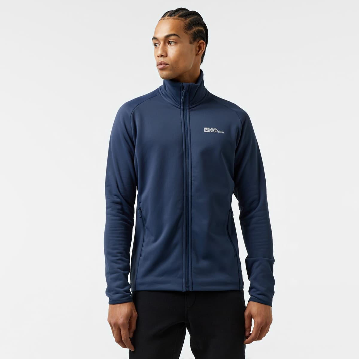 Jack Wolfskin Baiselberg Erkek Mavi Outdoor Ceket