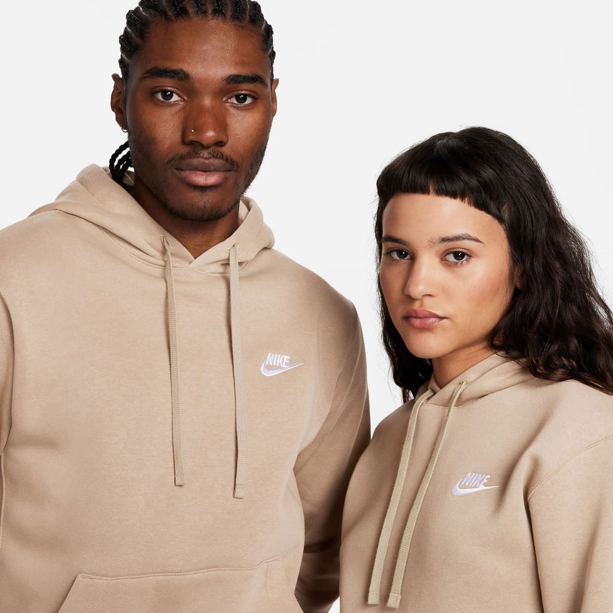 Nike Sportswear Club Fleece Unisex Kahverengi Günlük Sweatshirt