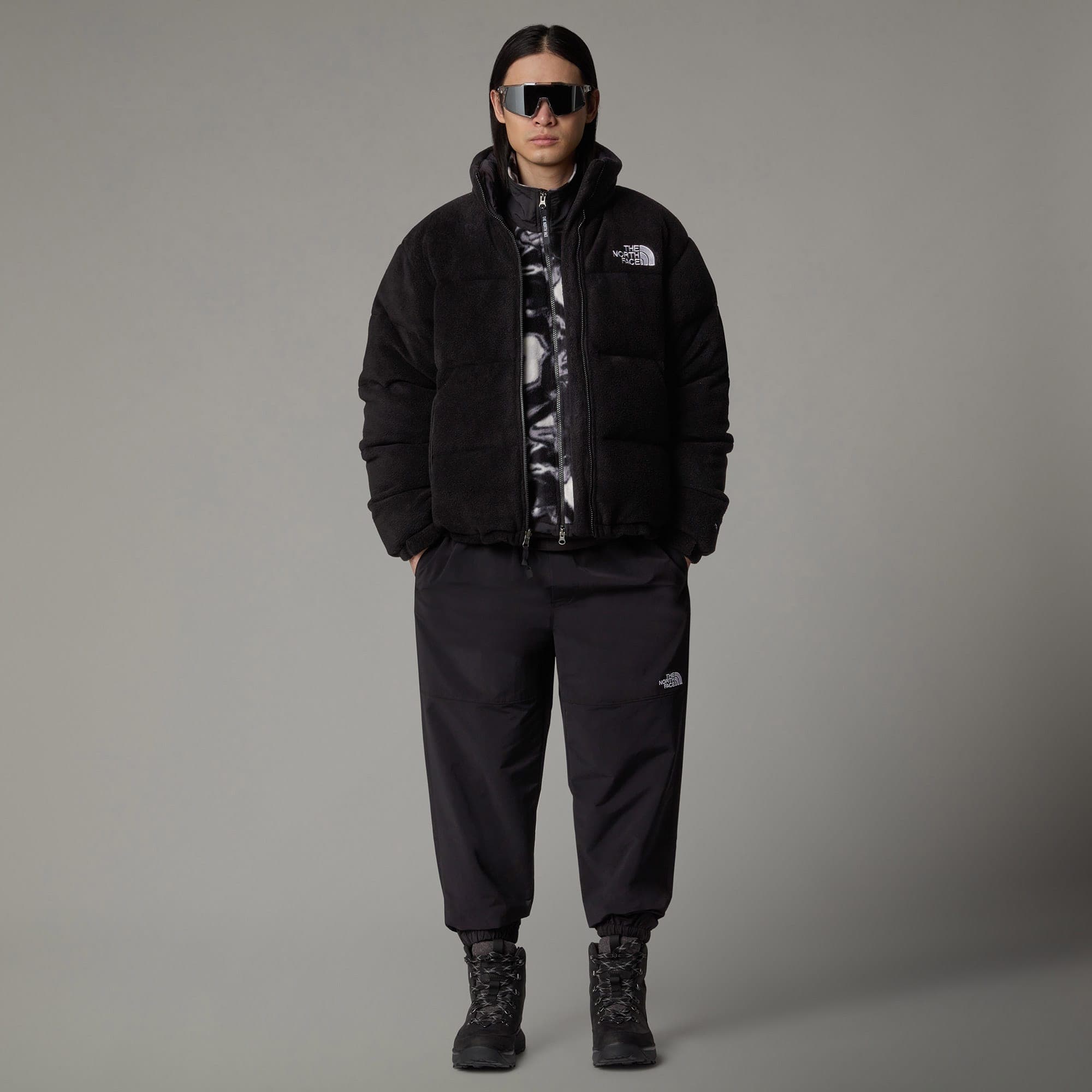 The North Face Erkek Polar Nuptse Siyah Mont