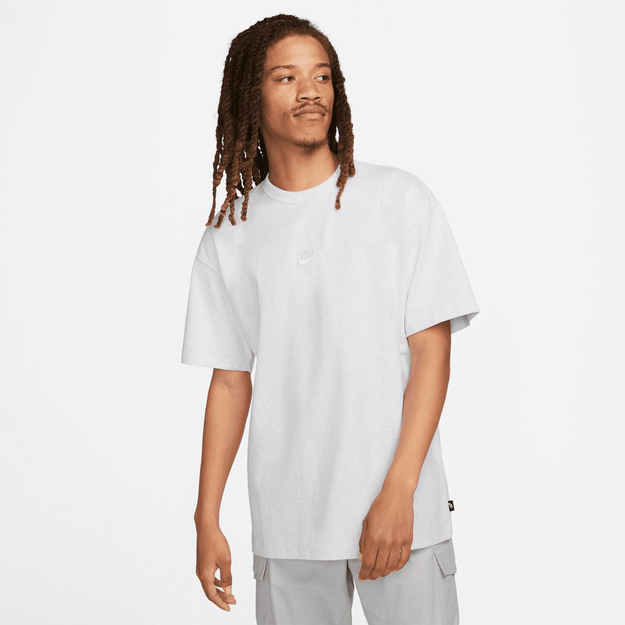 Nike Sportswear Premium Essentials Erkek Beyaz T-Shirt