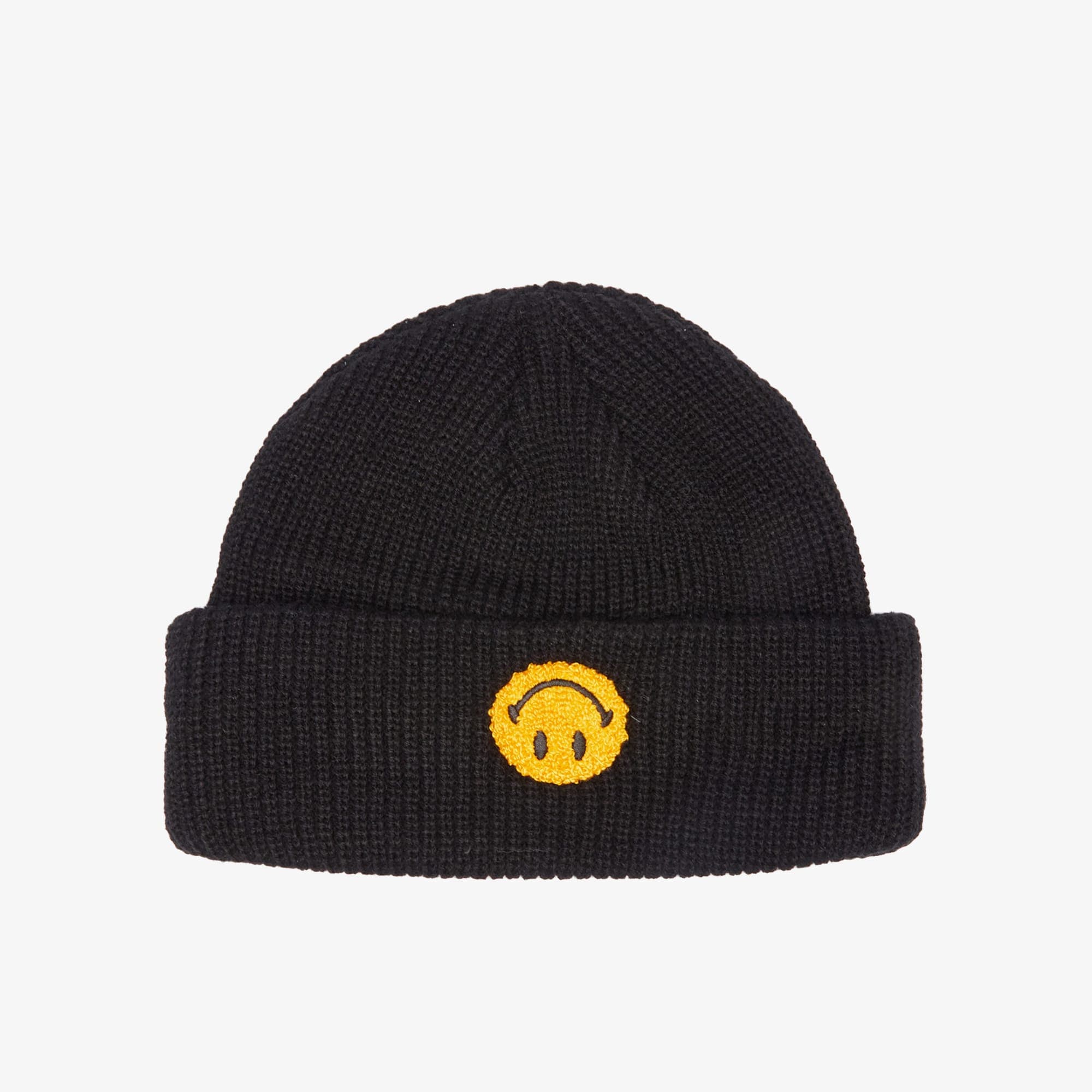 Market Smiley Upside Down Beanie Erkek Siyah Bere