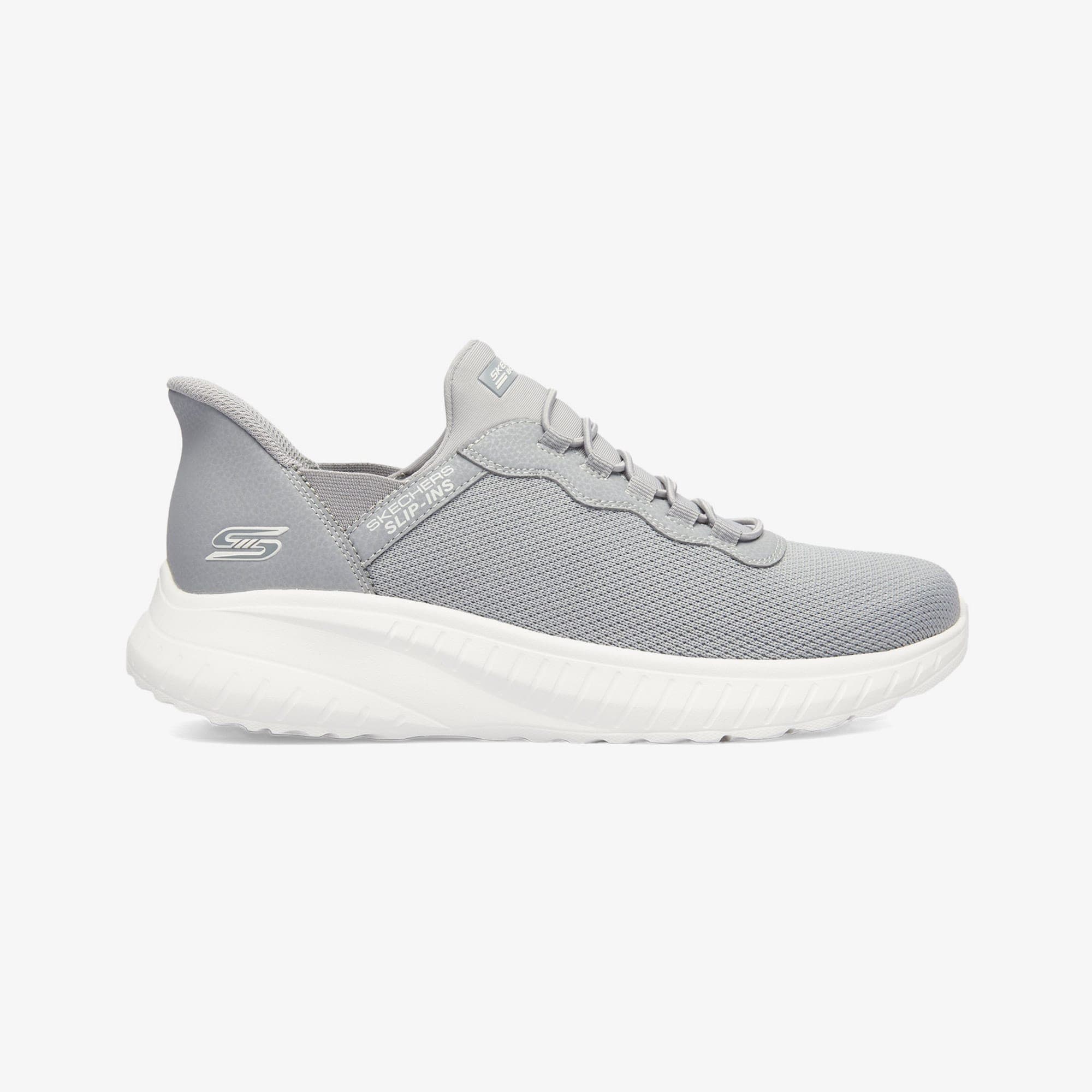 Skechers Bob Squad Daily Erkek Gri Spor Ayakkabı