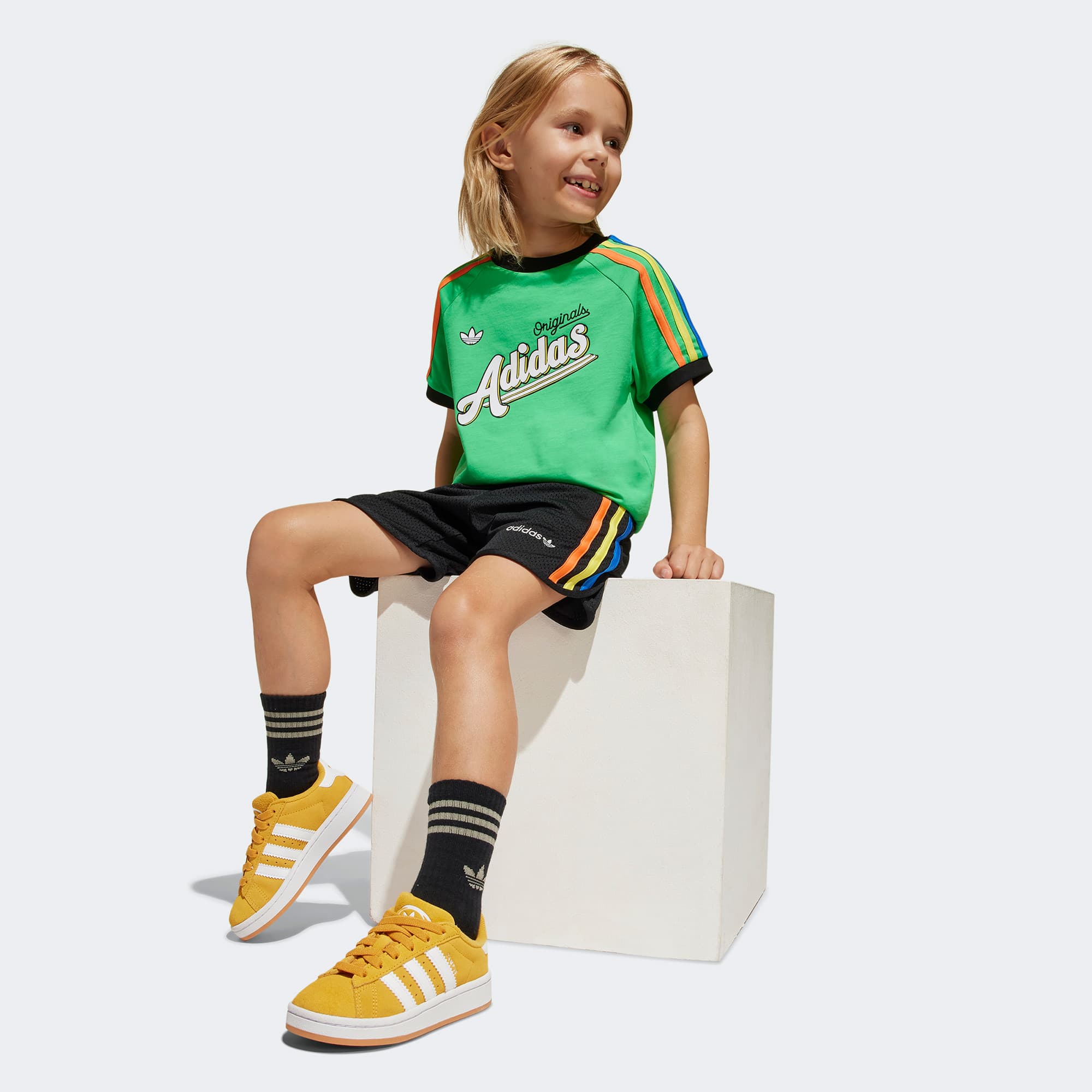 adidas Originals Çocuk Yeşil Şort Takım