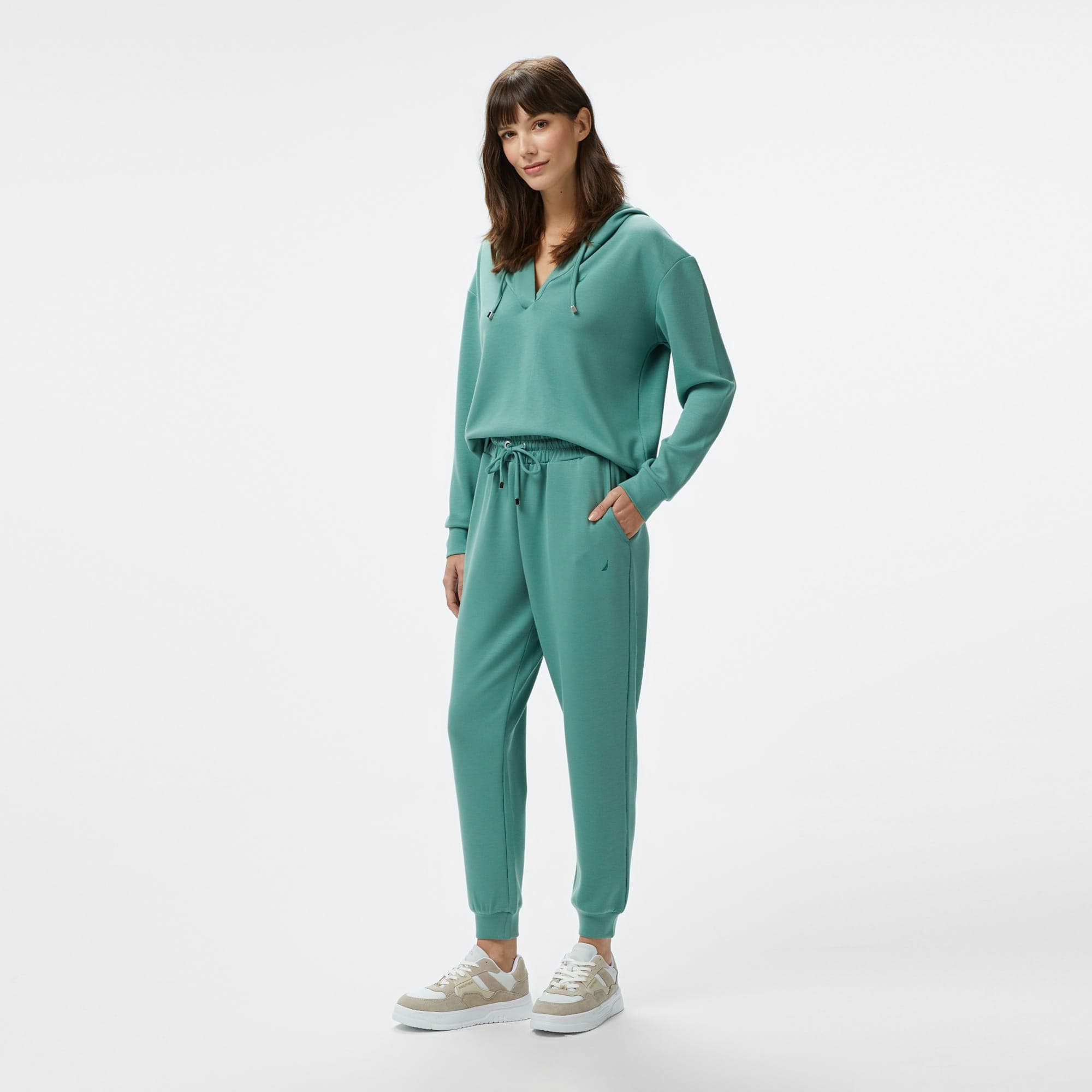 Nautica Kadın Yeşil Regular Fit Eşofman Altı
