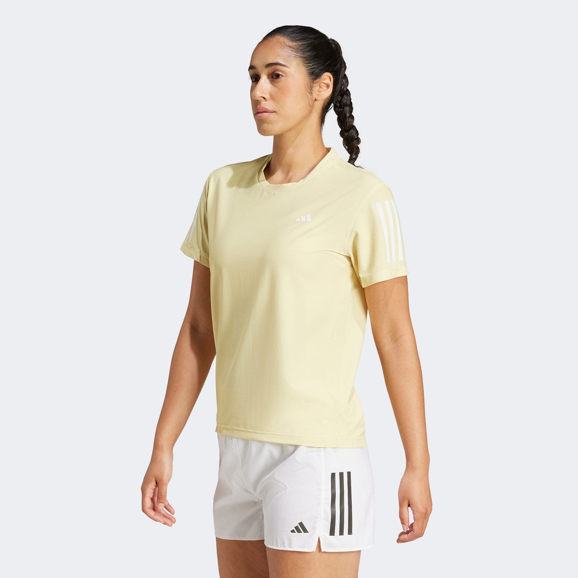 adidas Own The Run Kadın Sarı Koşu T-Shirt