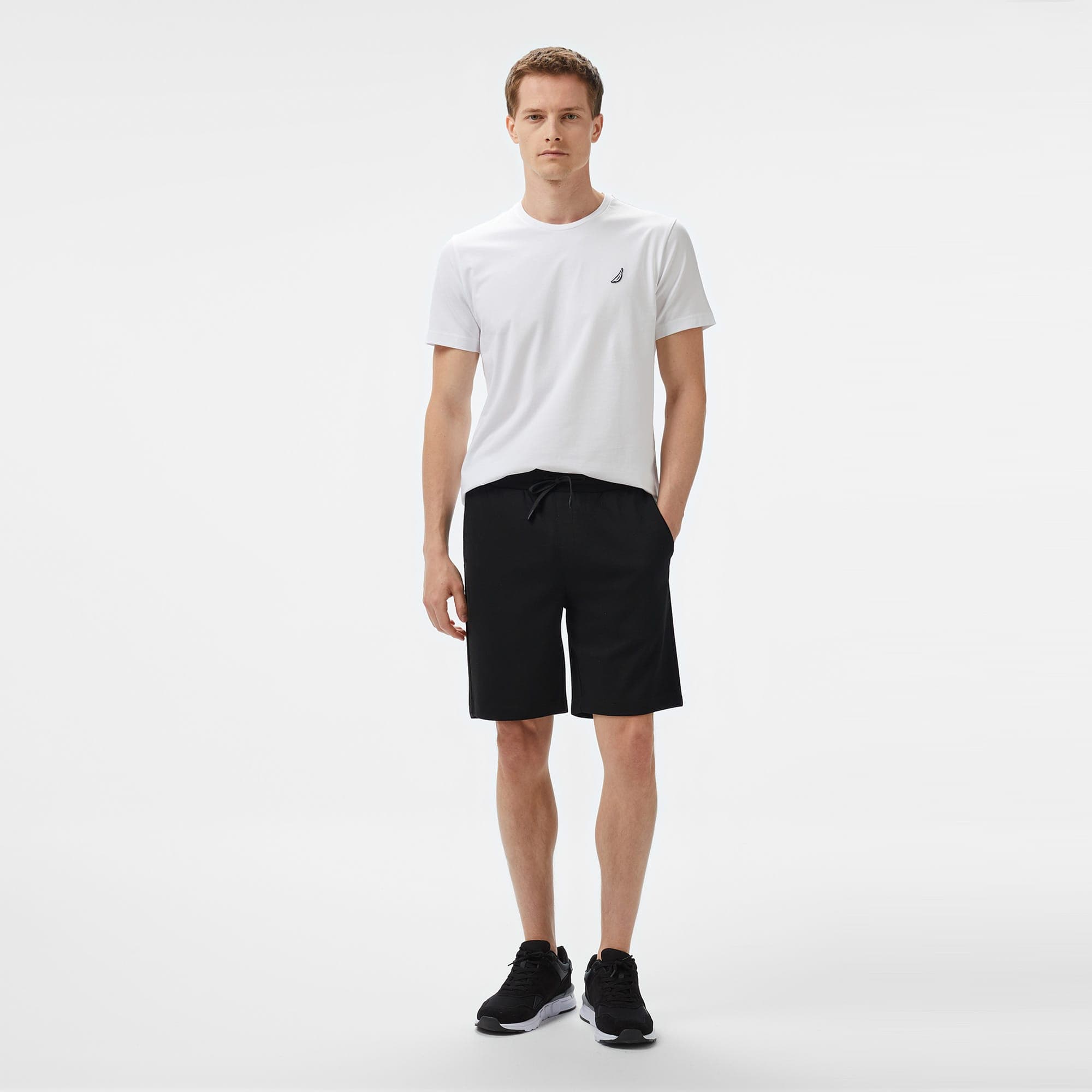 Nautica Erkek Siyah Regular Fit Şort