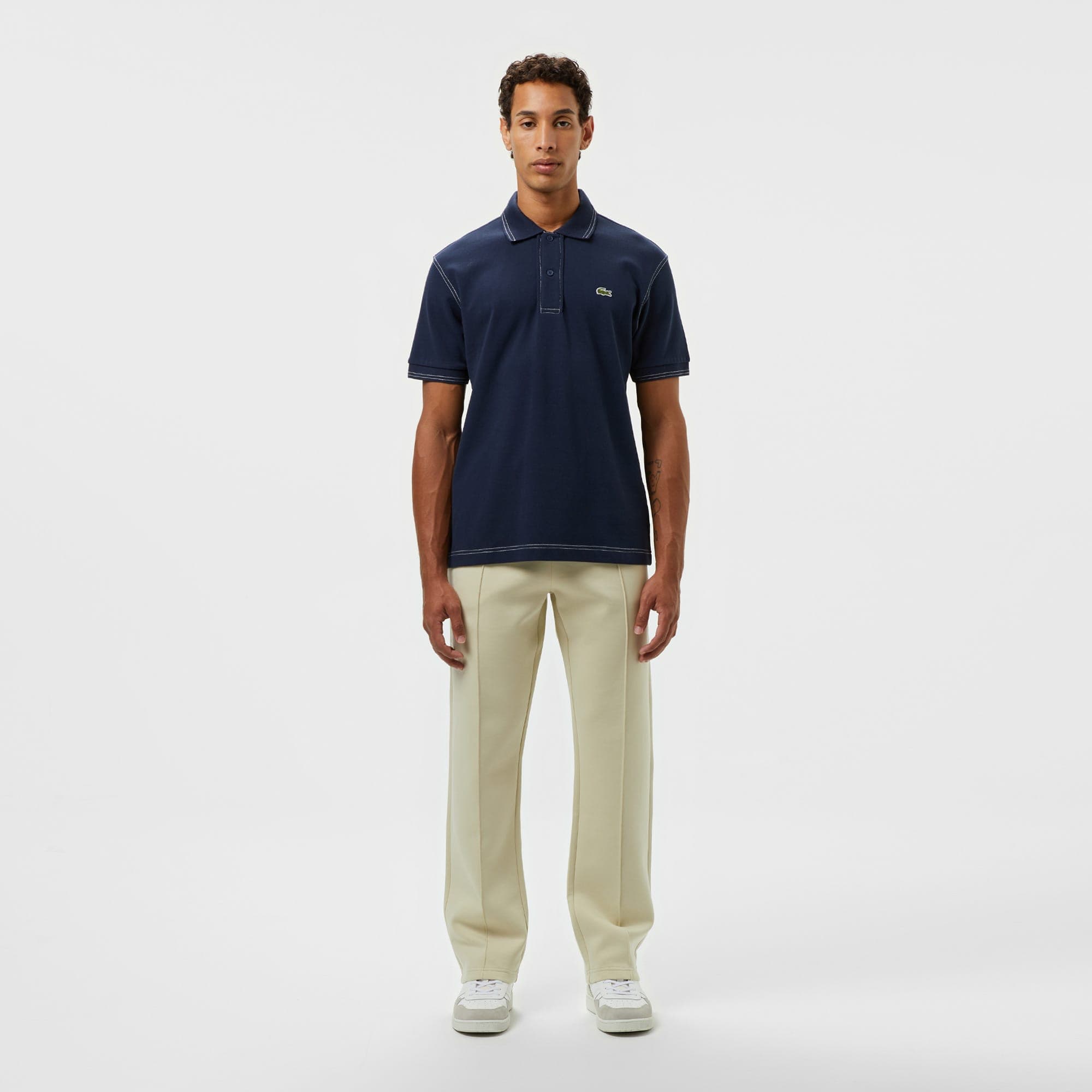 Lacoste Erkek Relaxed Fit Bej Eşofman Altı