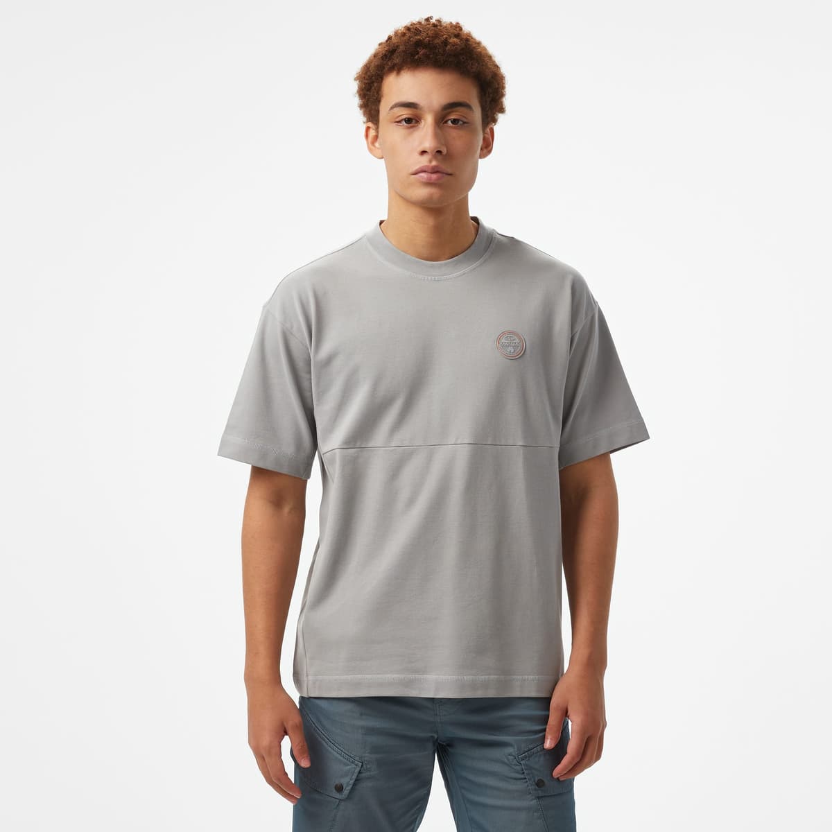 Napapijri S-Anghiari SS Erkek Gri T-Shirt