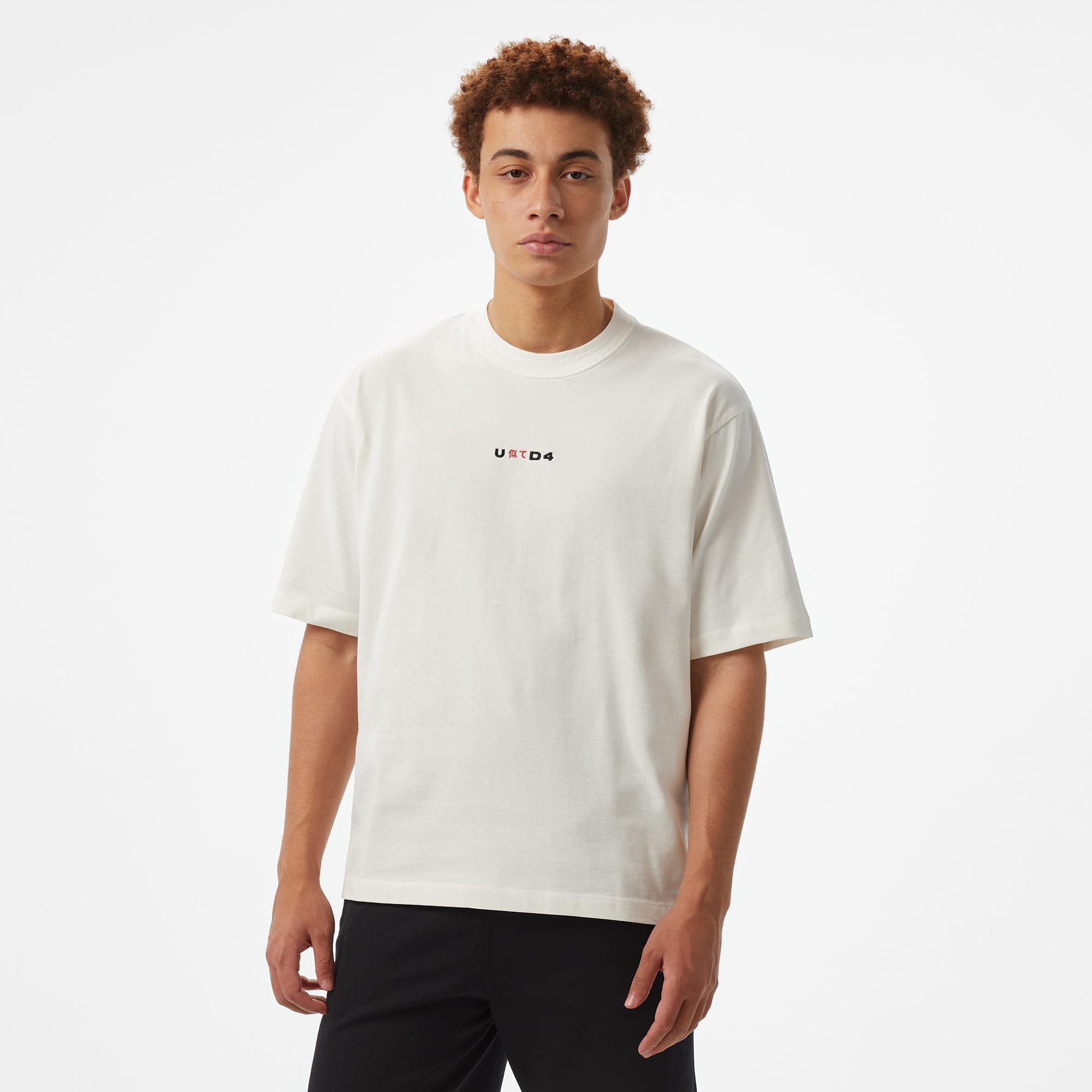 UNITED4 Miyawa Erkek Beyaz T-Shirt
