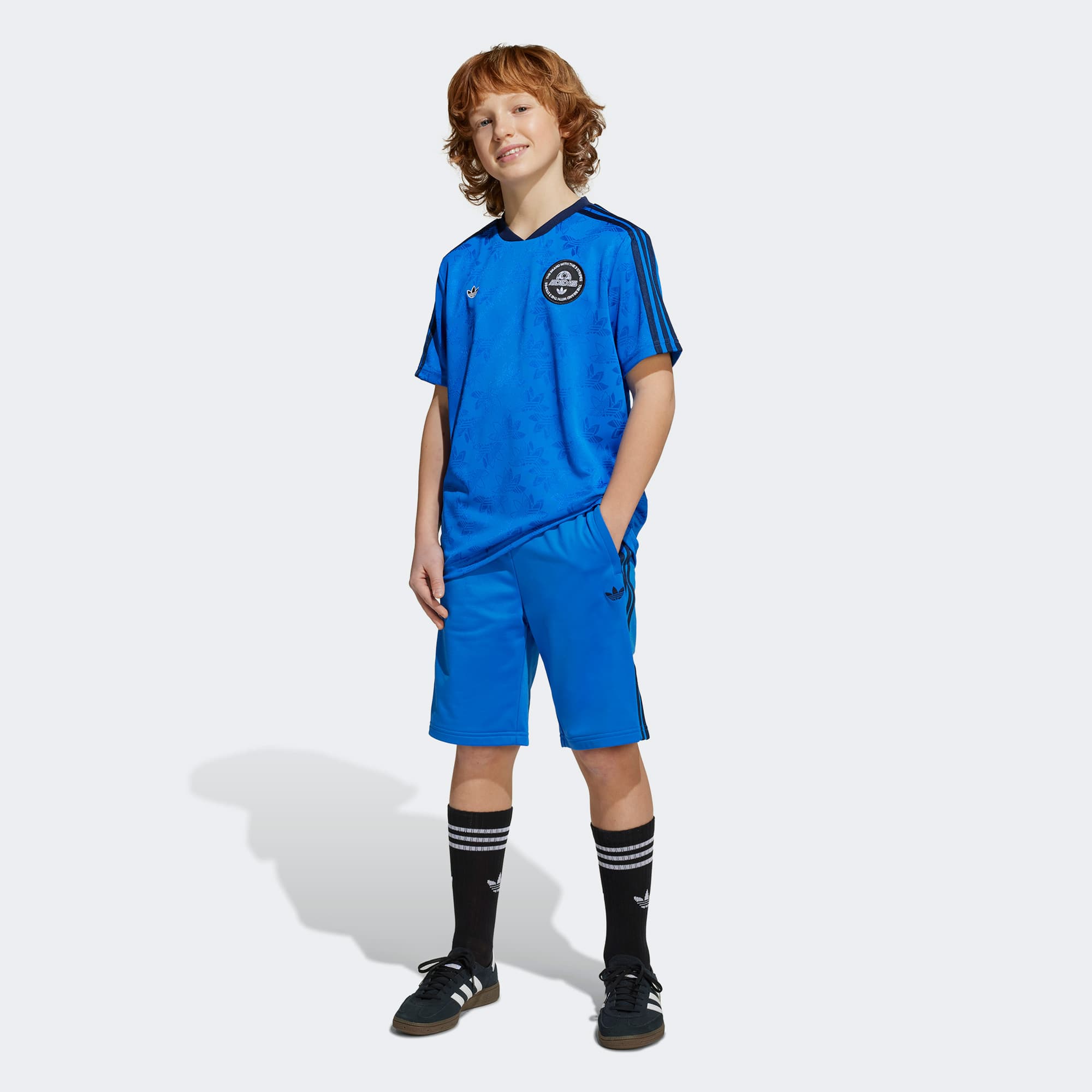 adidas Soccer Çocuk Mavi T-Shirt