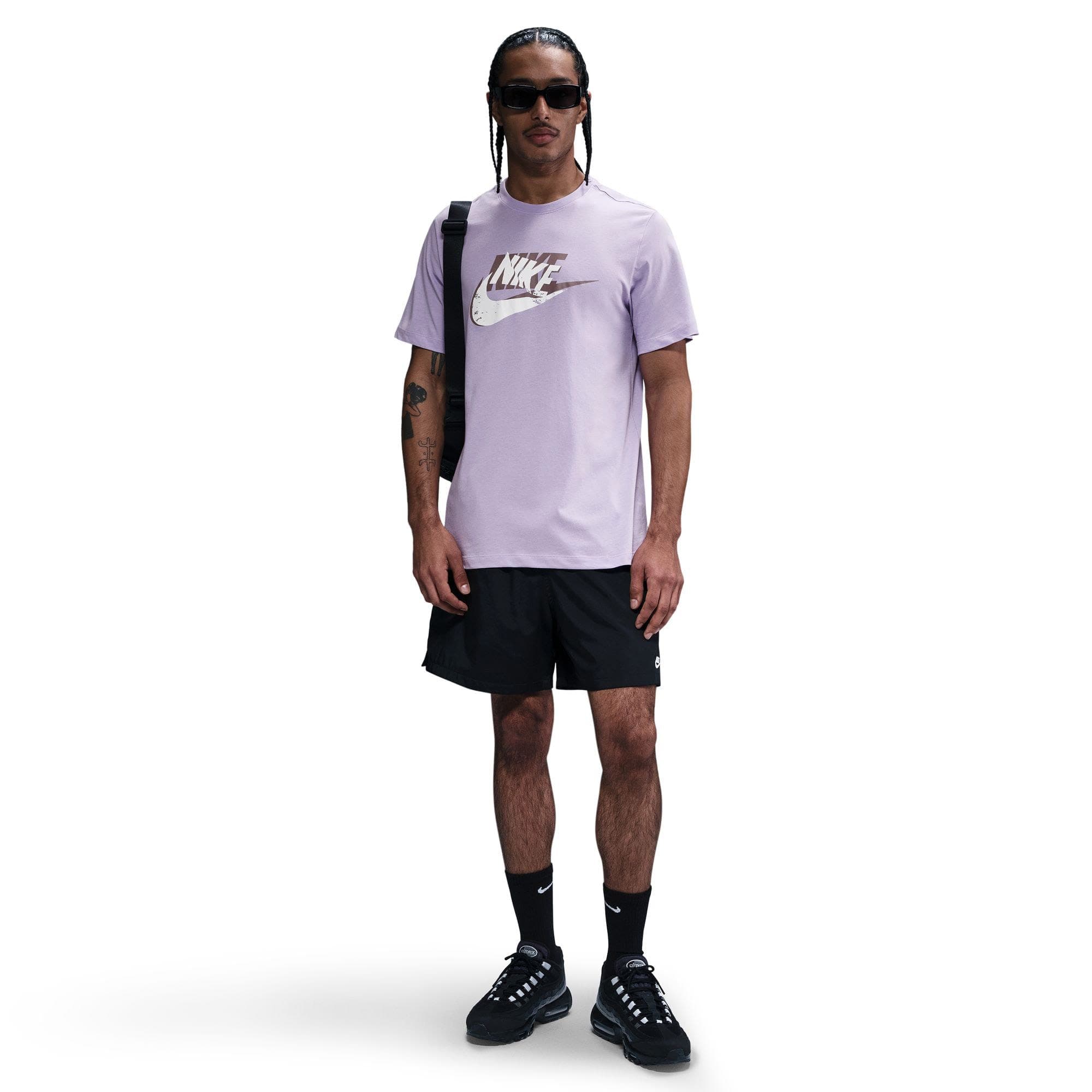 Nike Futura Erkek Mor T-Shirt