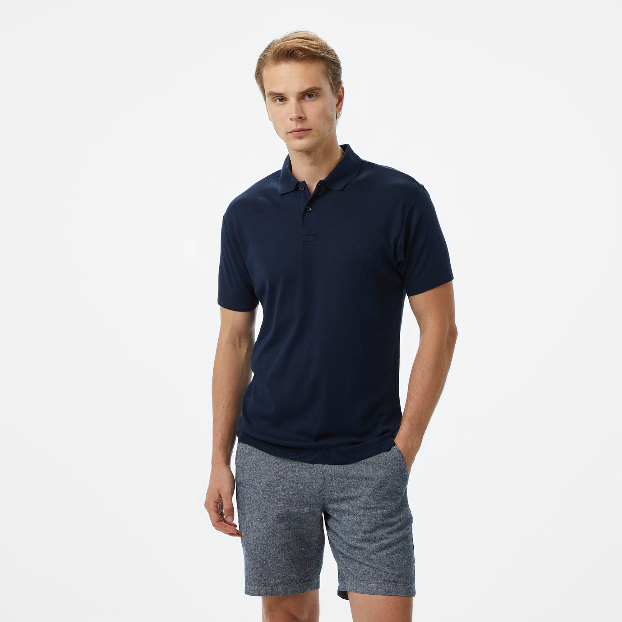 Nautica Erkek Lacivert Classic Fit Polo